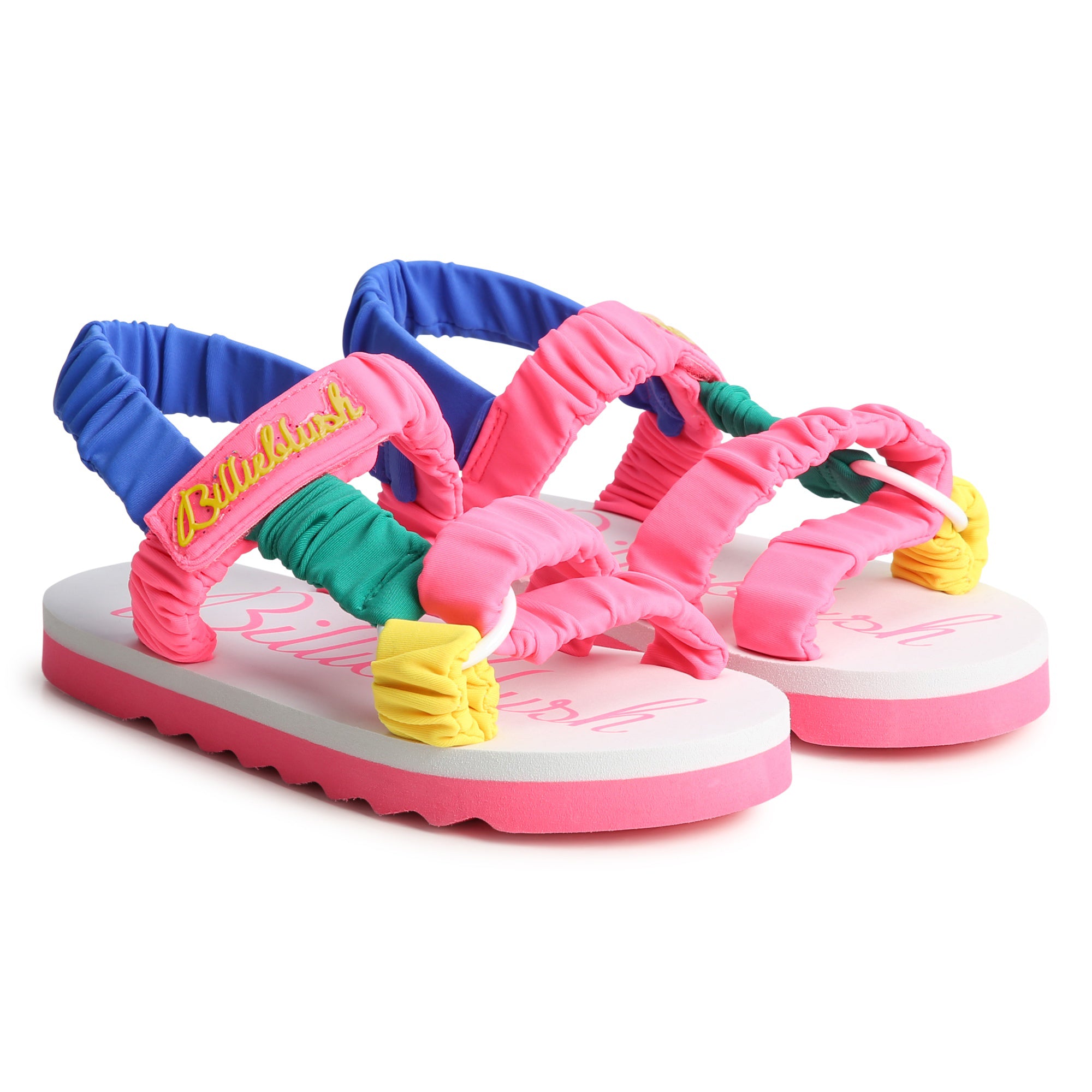 Girls Multicolor Velcro Strap Sandals