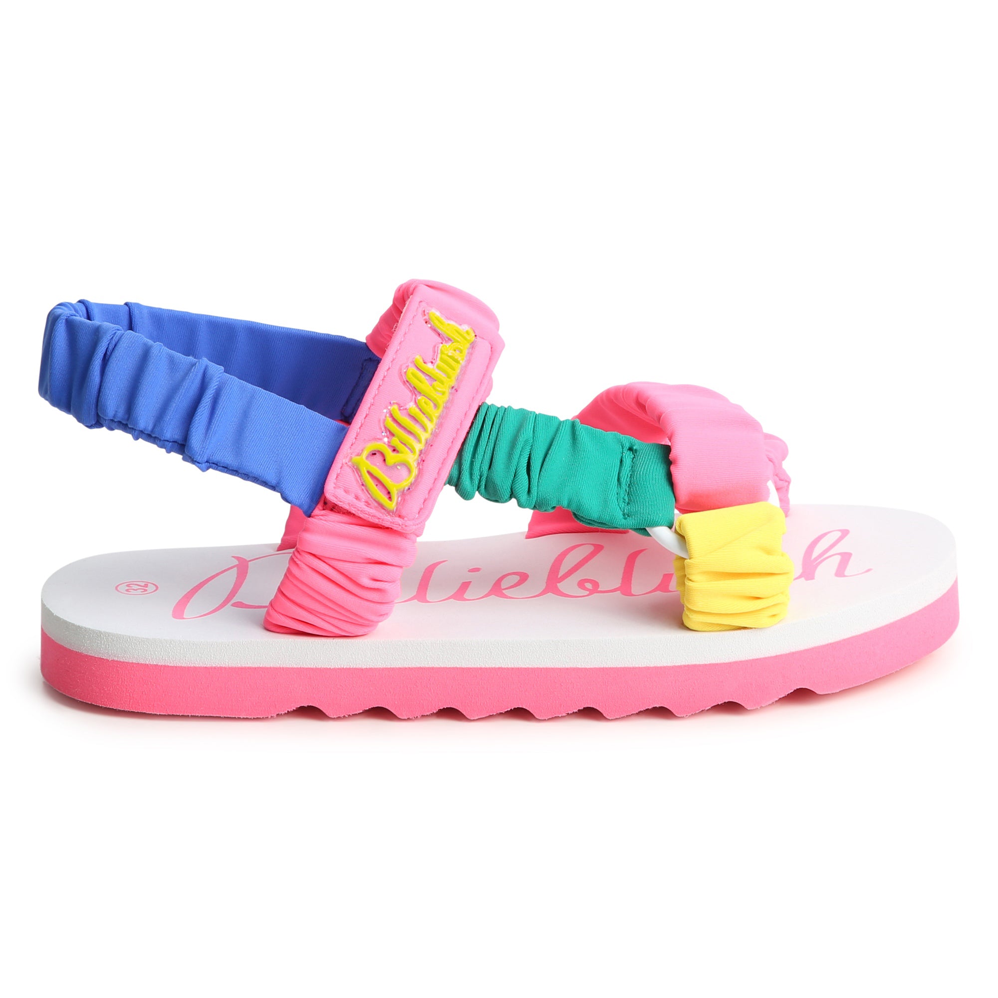 Girls Multicolor Velcro Strap Sandals