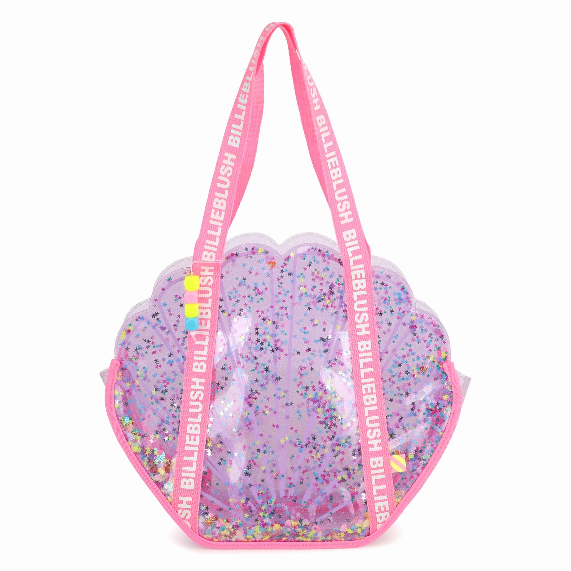 Girls Light Purple Glitter Shell Handbag