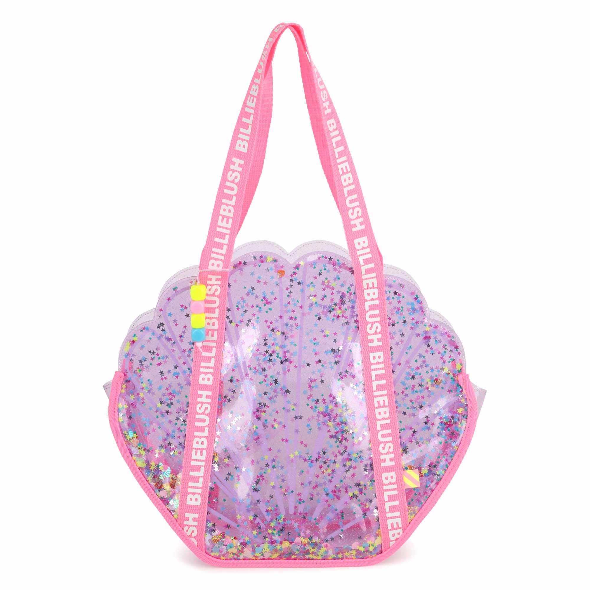 Girls Light Purple Glitter Shell Handbag