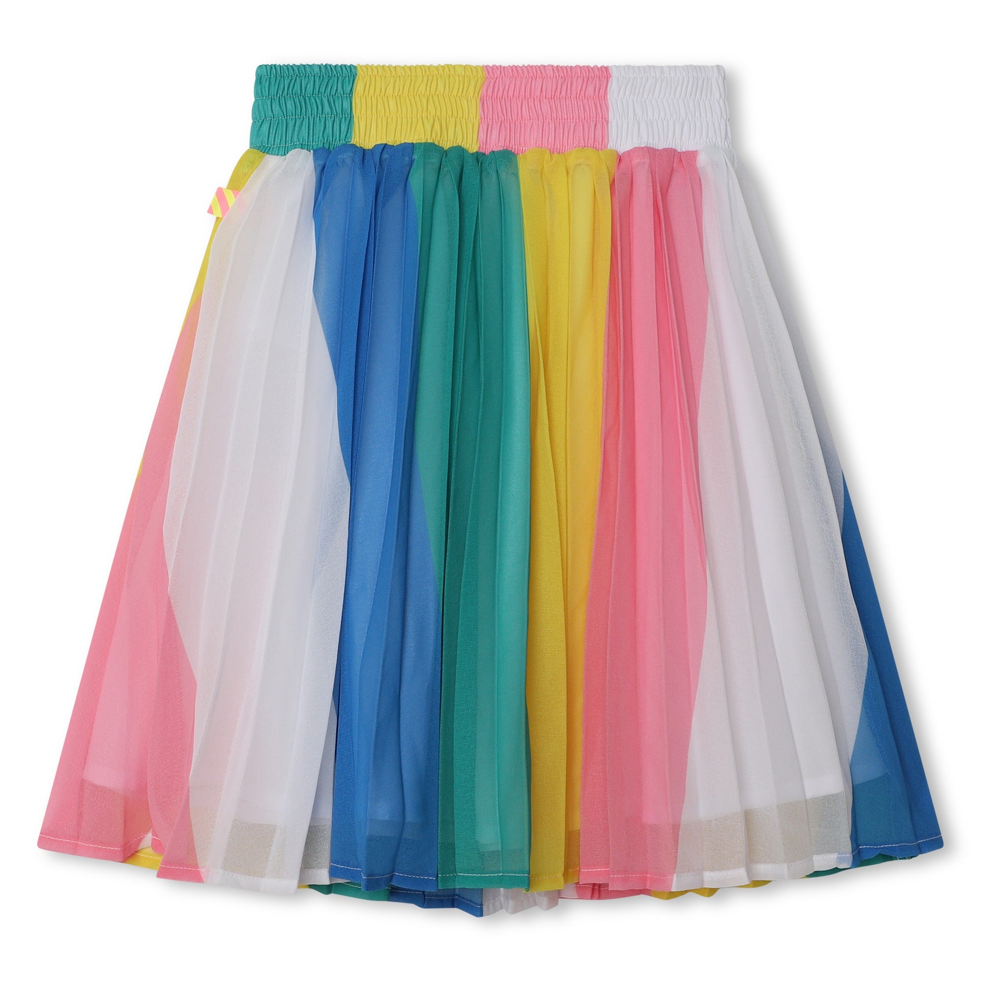 Girls Multicolor Pleated Skirt