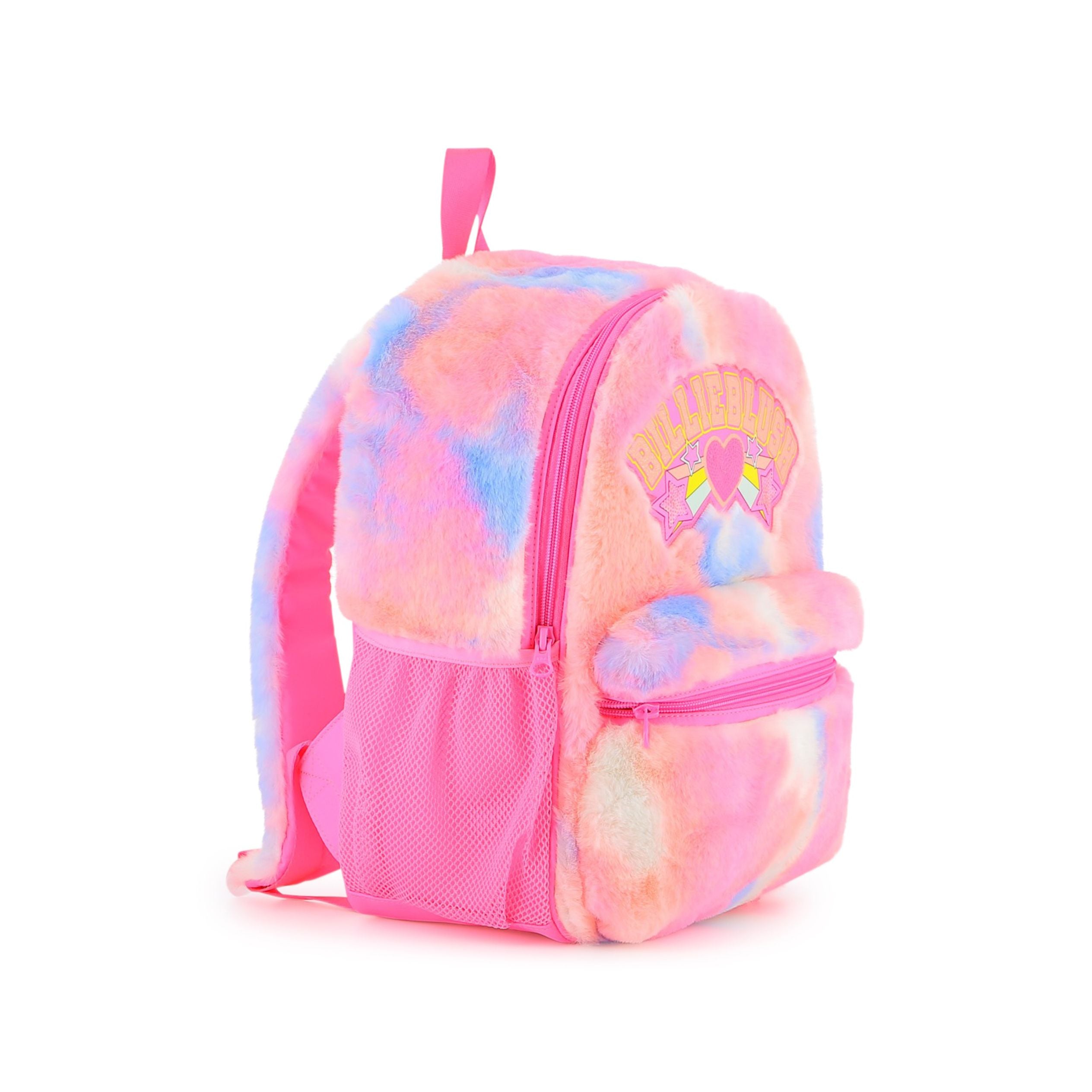 Girls Pink Plush Backpack(35x25x15cm)