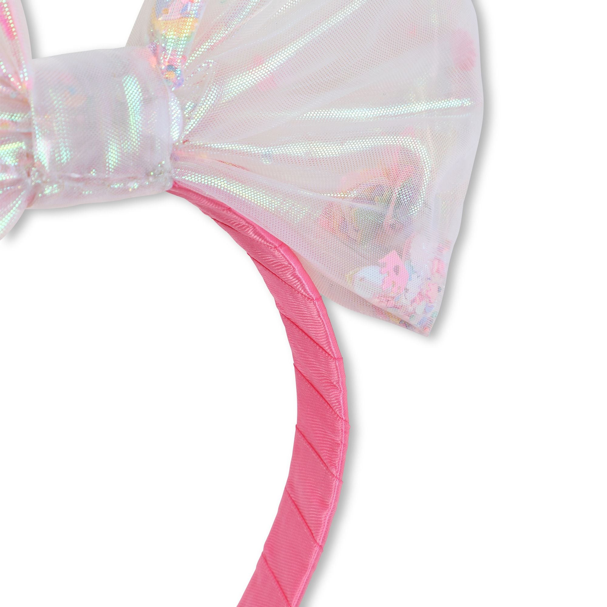 Girls Pink Bow Headband