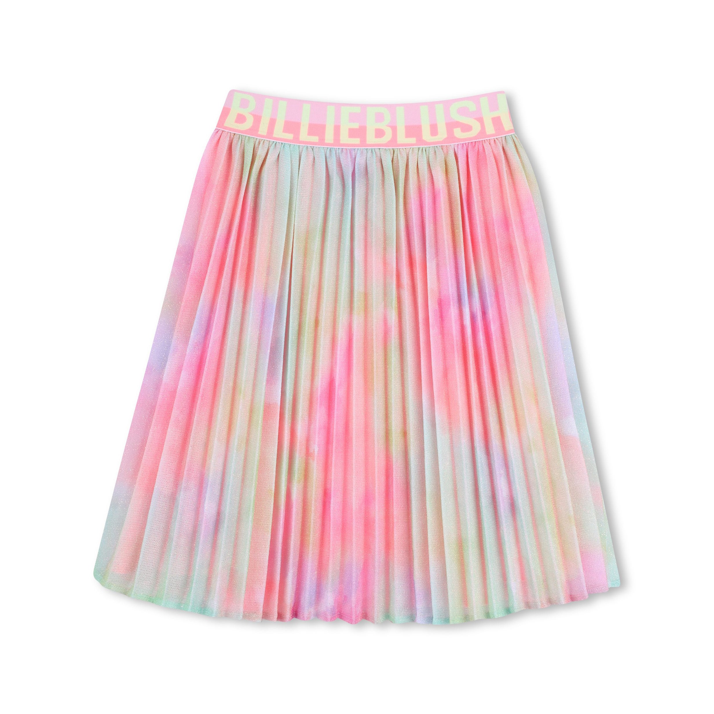Girls Multicolor Pleated Skirt