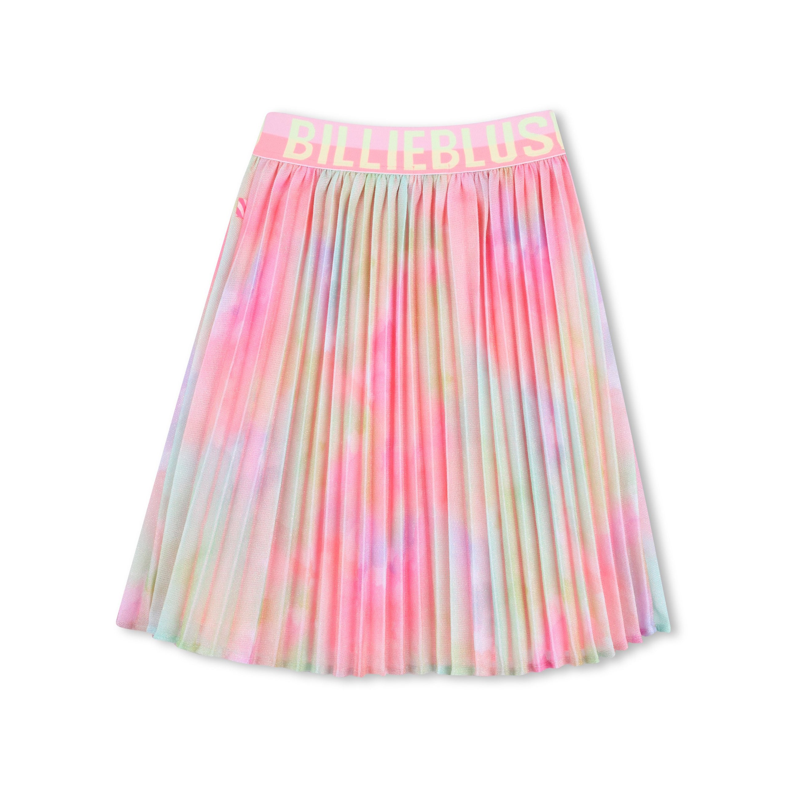 Girls Multicolor Pleated Skirt