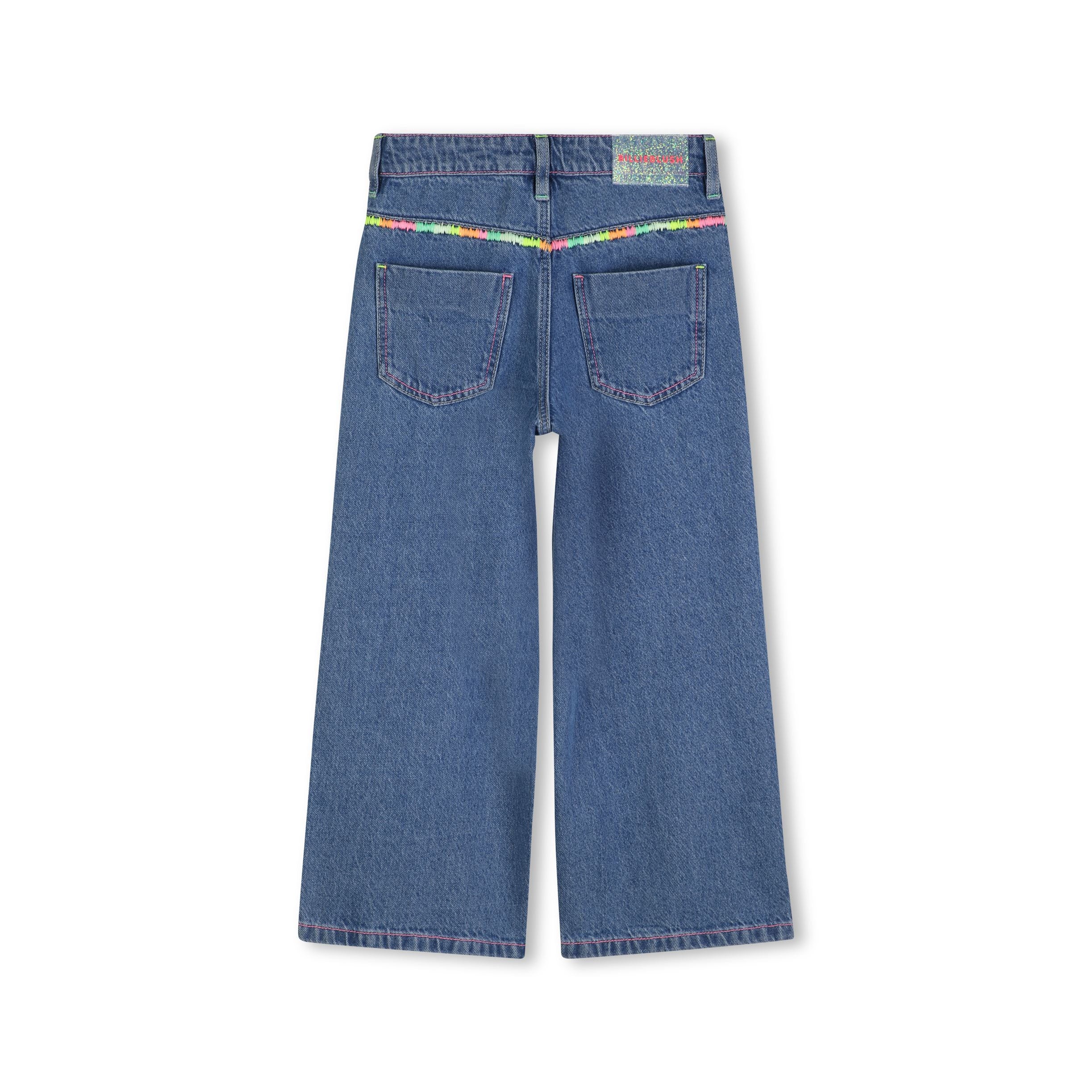 Girls Blue Denim Trousers
