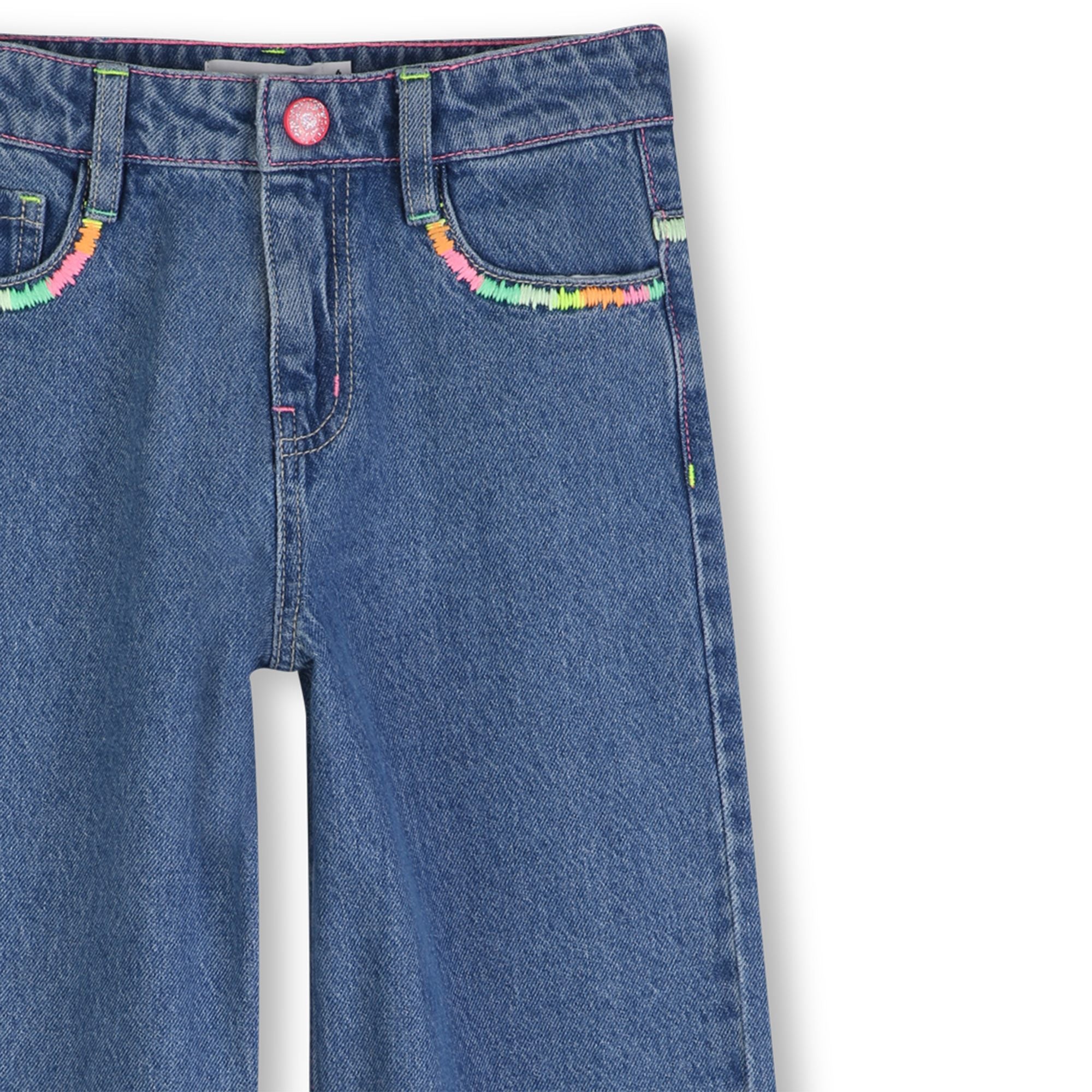 Girls Blue Denim Trousers