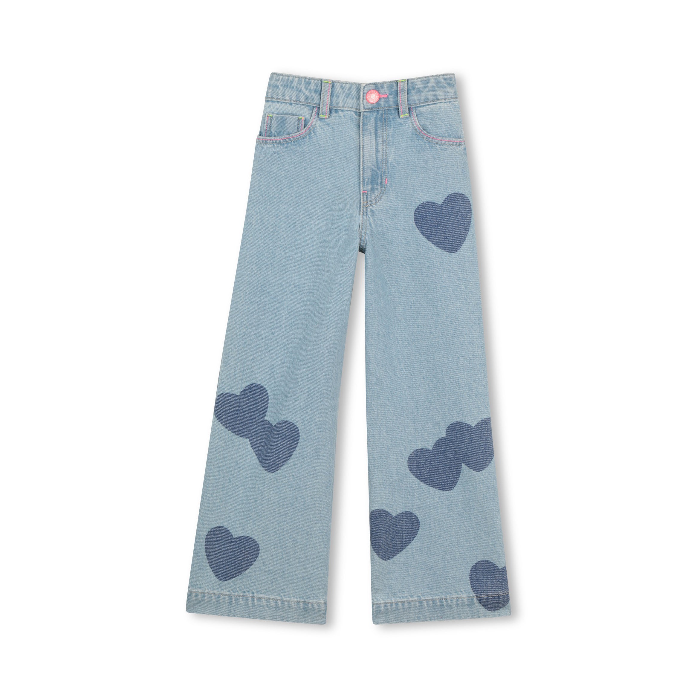 Girls Light Blue Denim Trousers