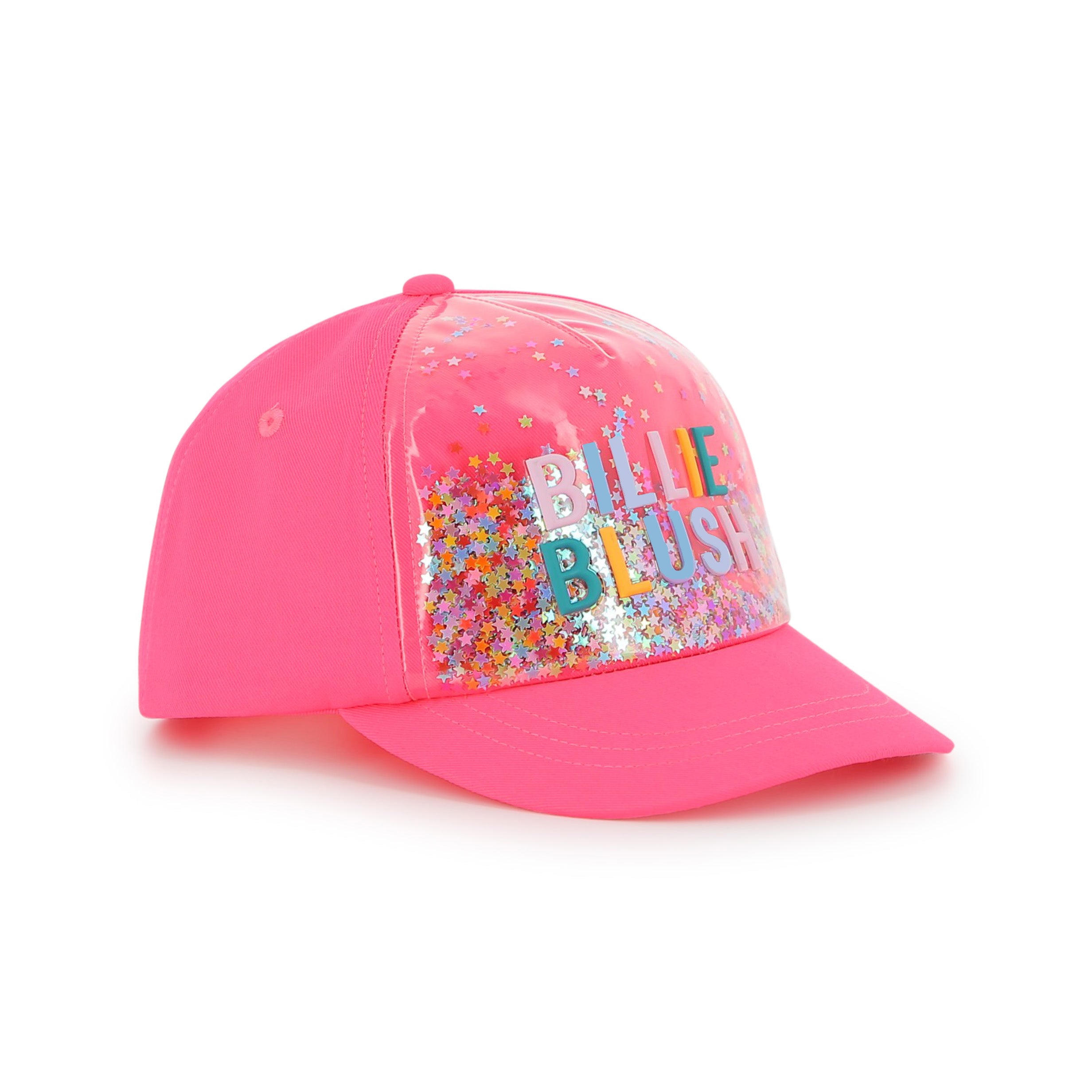 Girls Pink Star Baseball Cap
