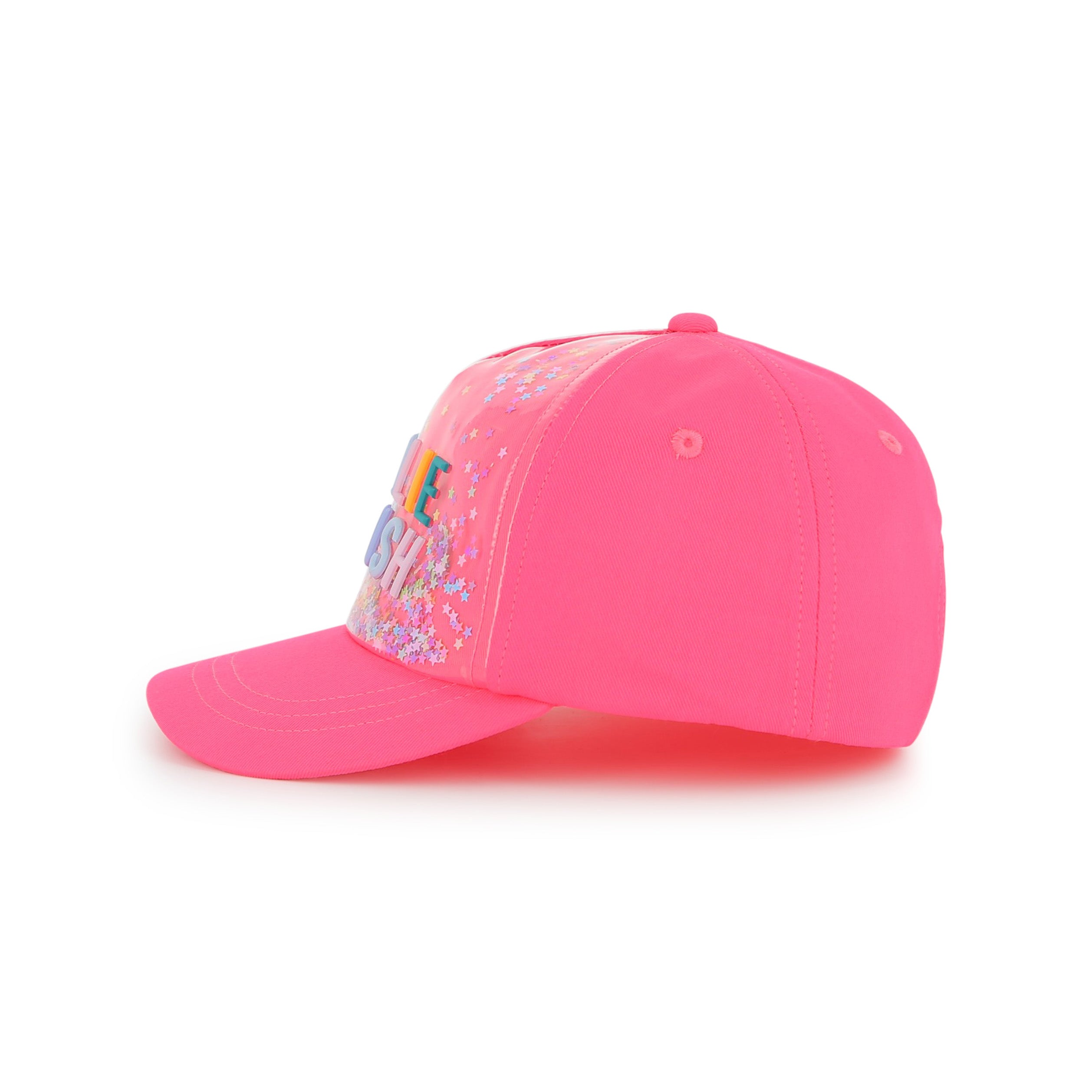 Girls Pink Star Baseball Cap