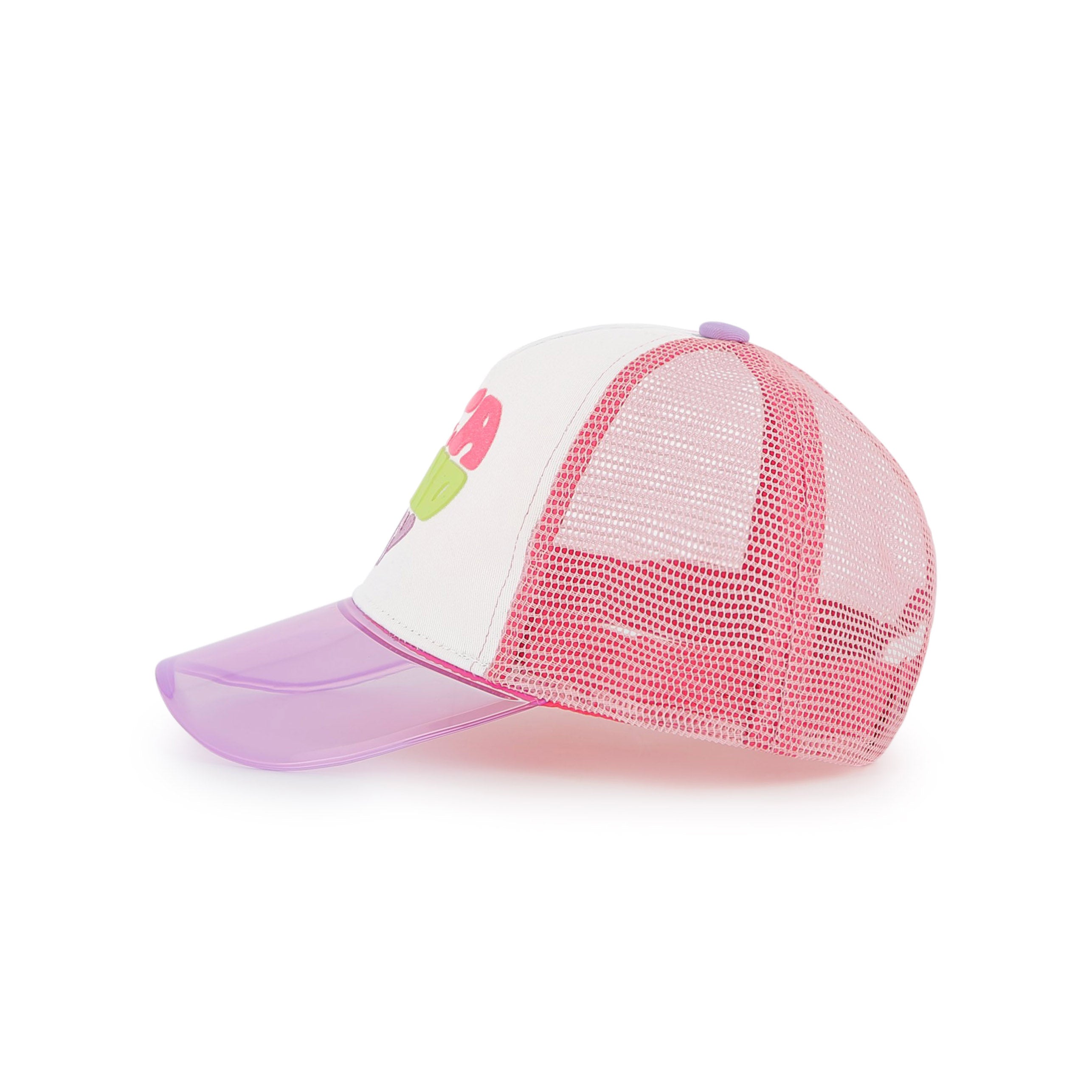 Girls Pink Logo Mesh Baseball Cap