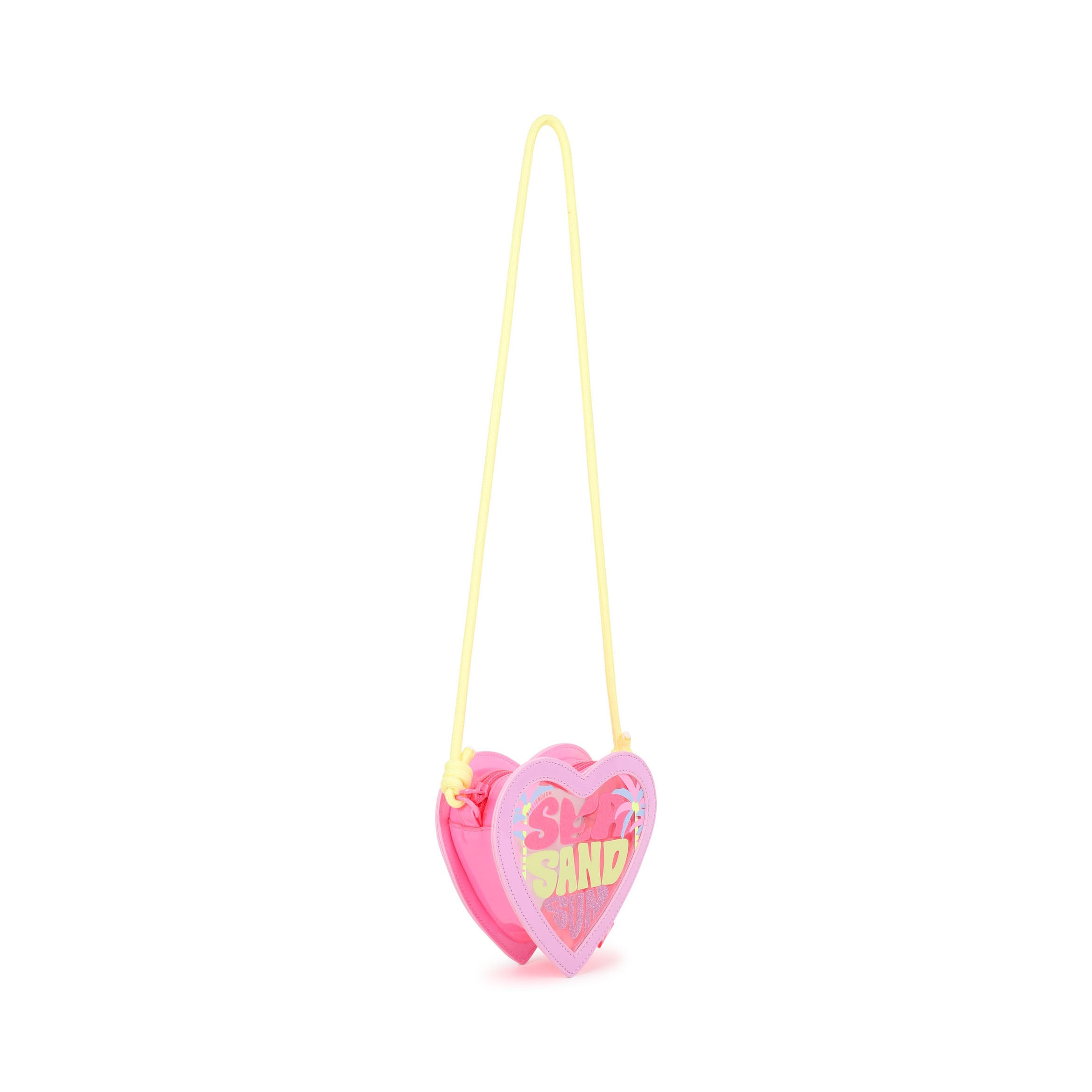 Girls Pink Logo Heart Shoulder Bag(13.5 x 15 x 4.5 cm)