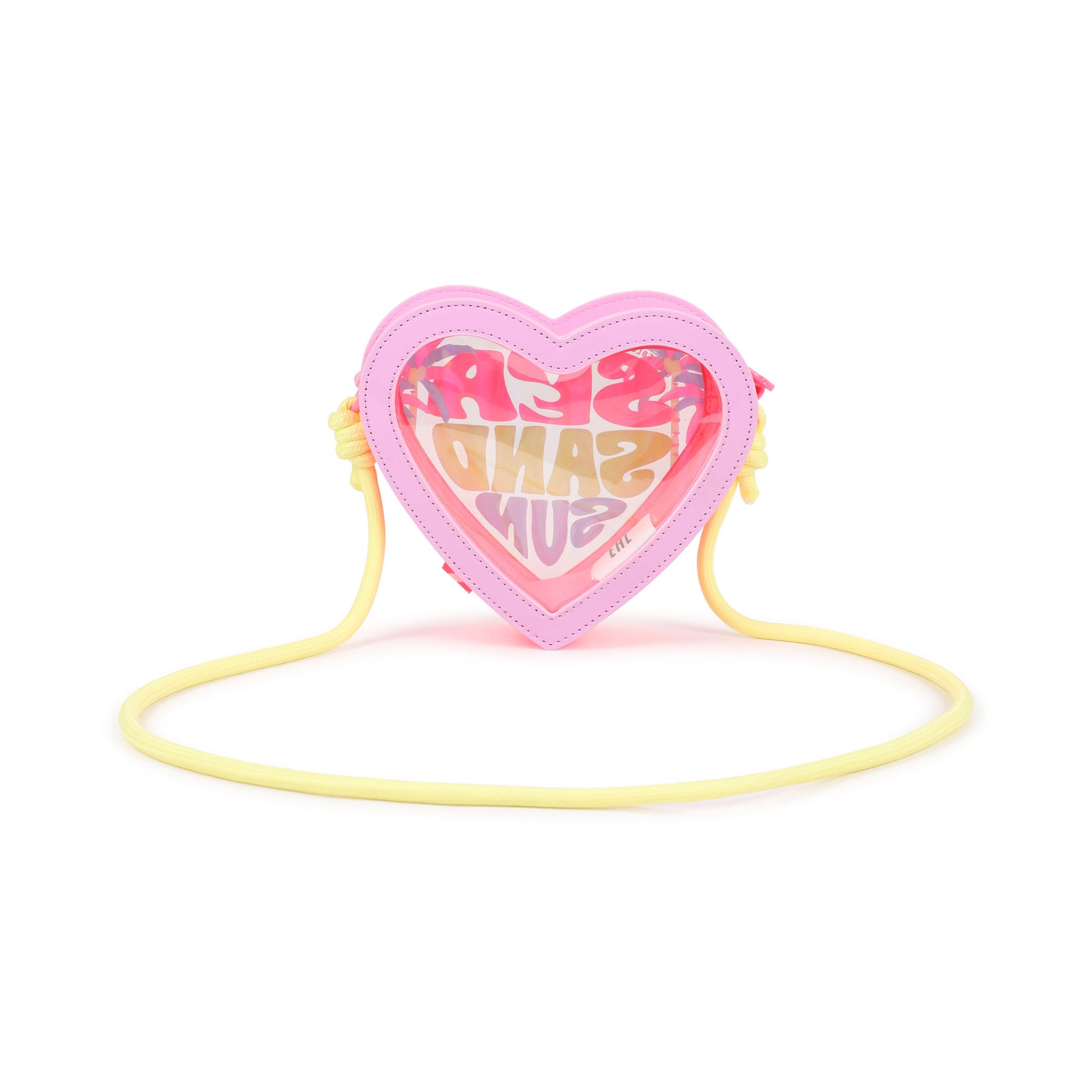 Girls Pink Logo Heart Shoulder Bag(13.5 x 15 x 4.5 cm)