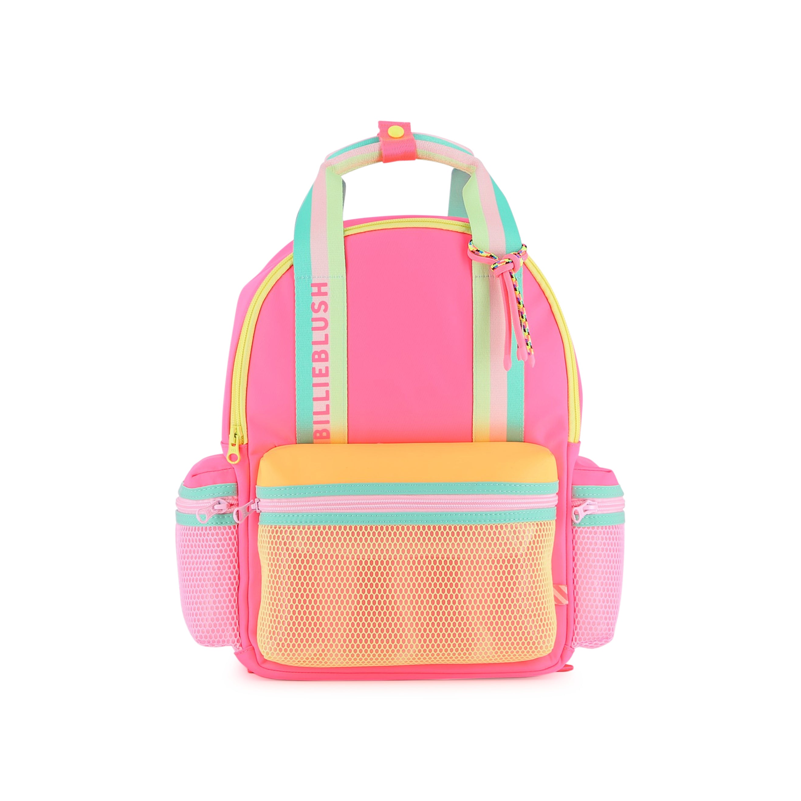 Girls Fluo Pink Backpack(35 x 25 x 15cm)