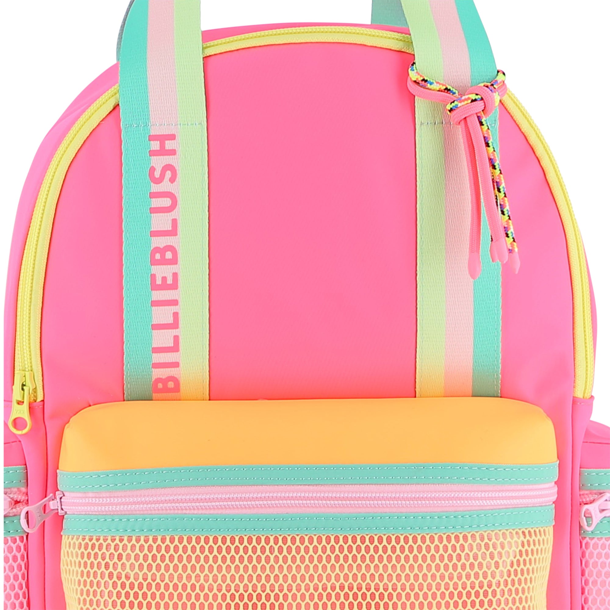 Girls Fluo Pink Backpack(35 x 25 x 15cm)