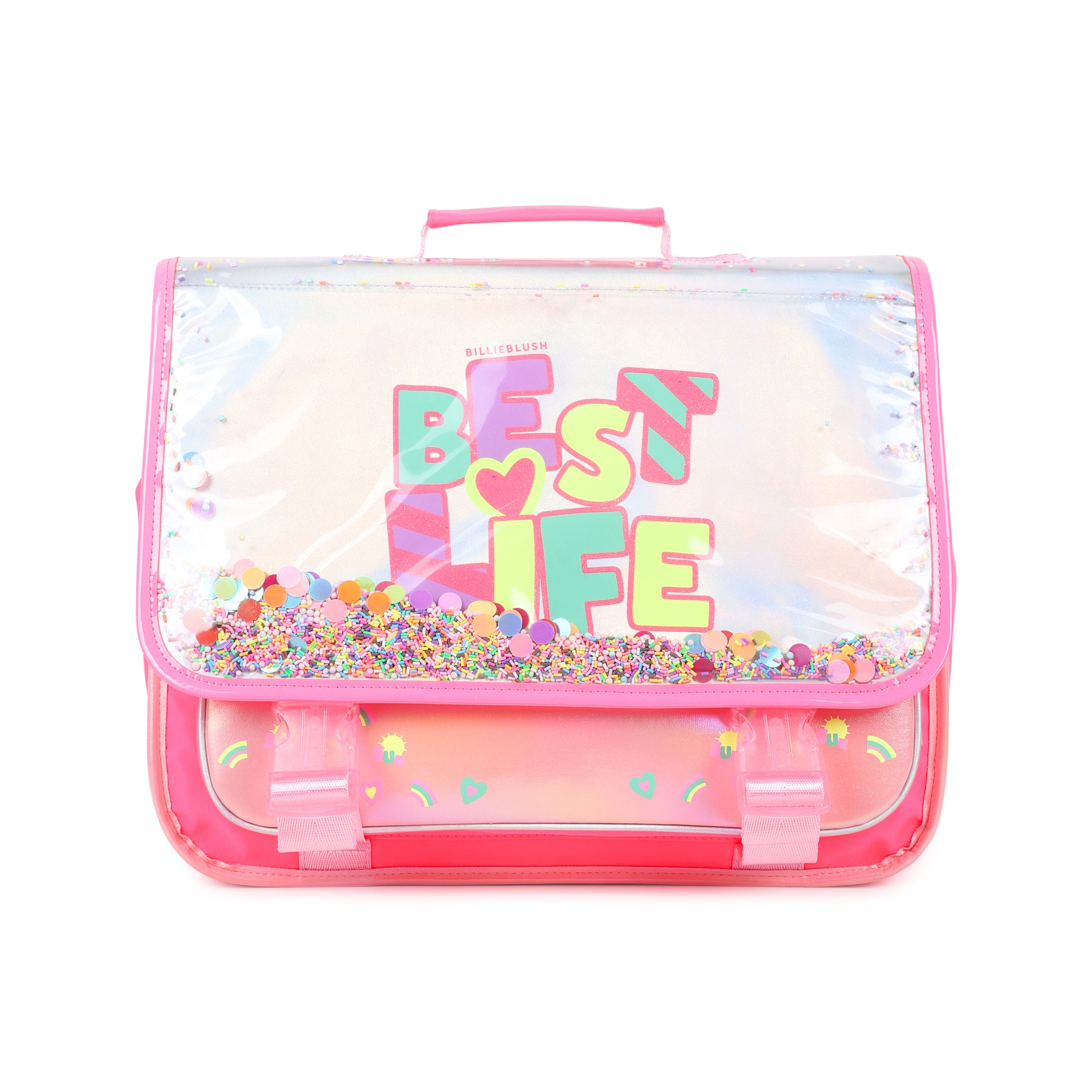 Girls Multicolor Logo Backpack(28 x 36 x 11.5cm)