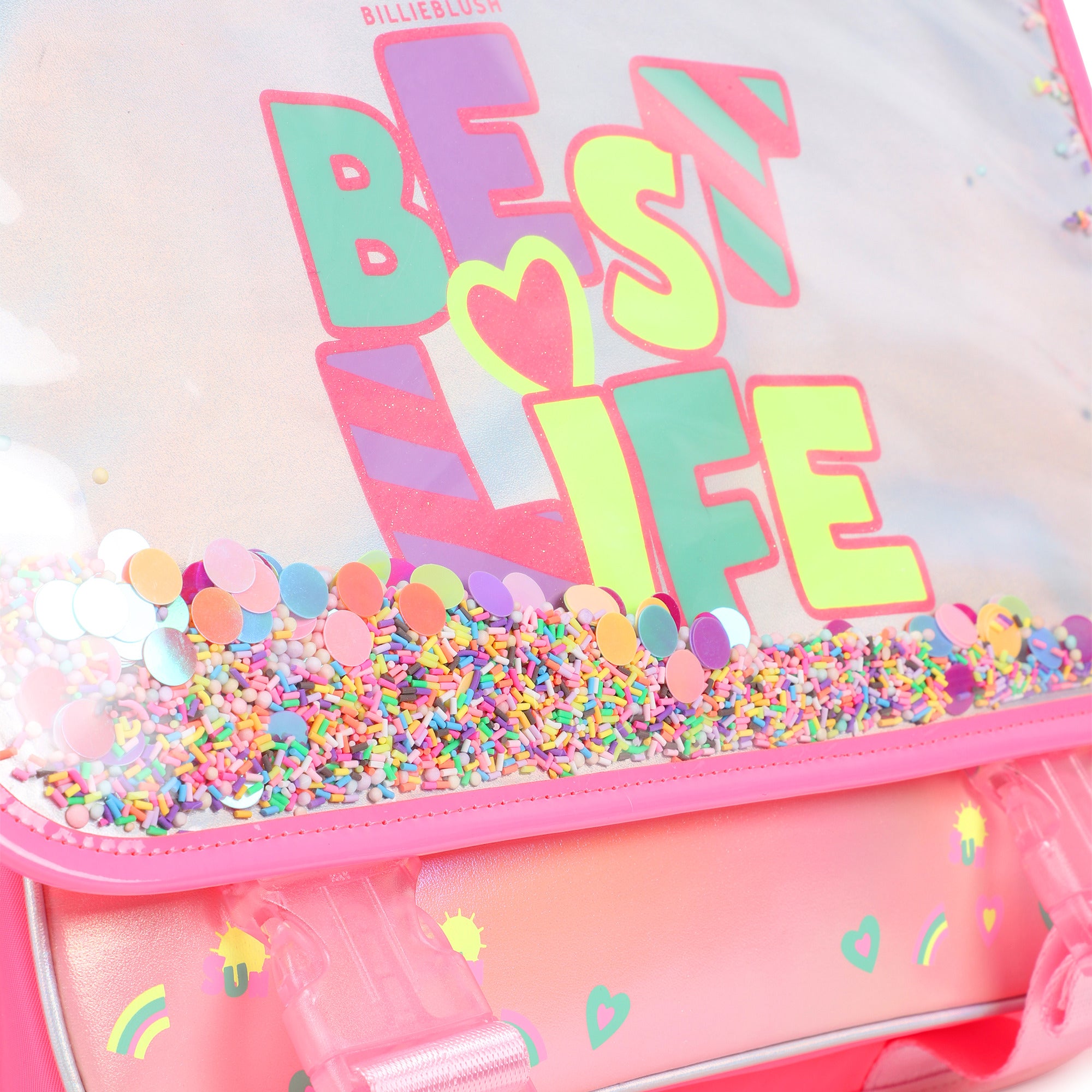 Girls Multicolor Logo Backpack(28 x 36 x 11.5cm)