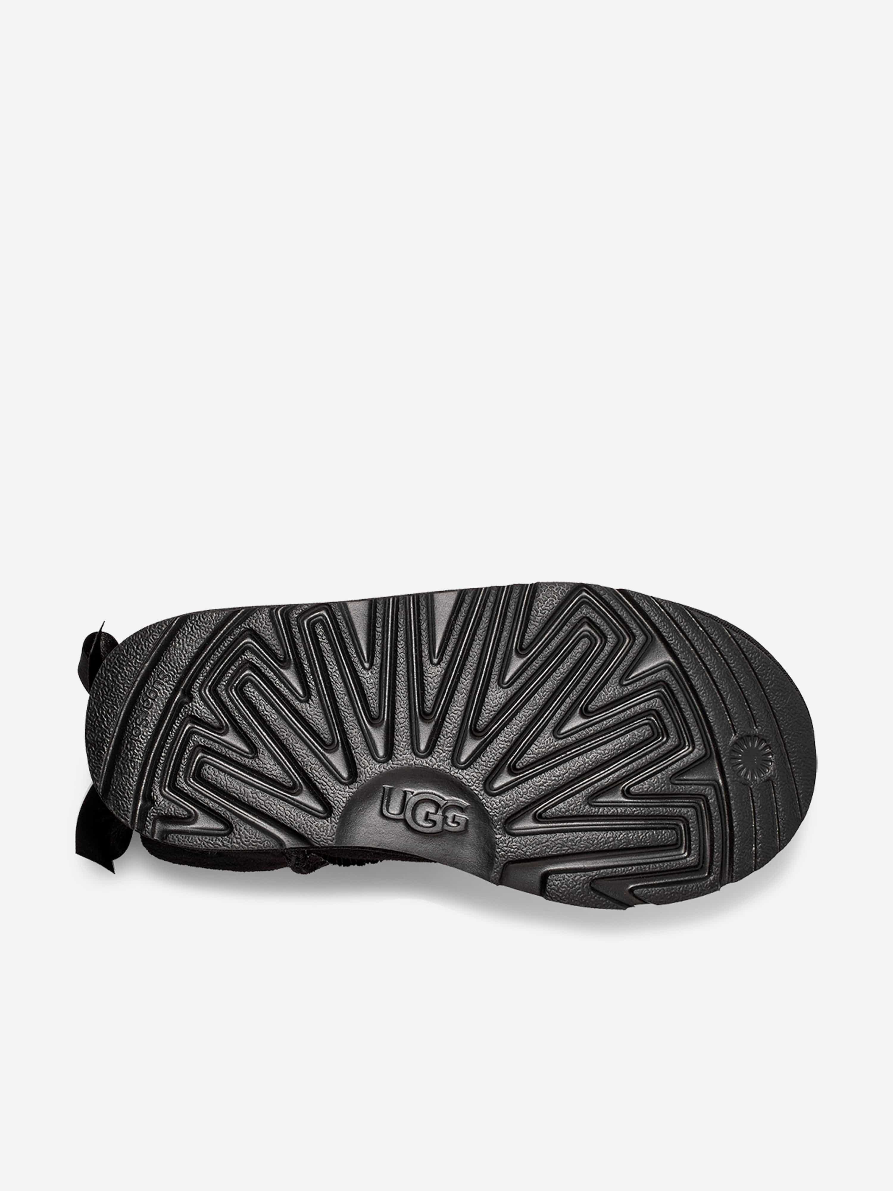UGG Girls Mini Bailey Bow II Boots in Black