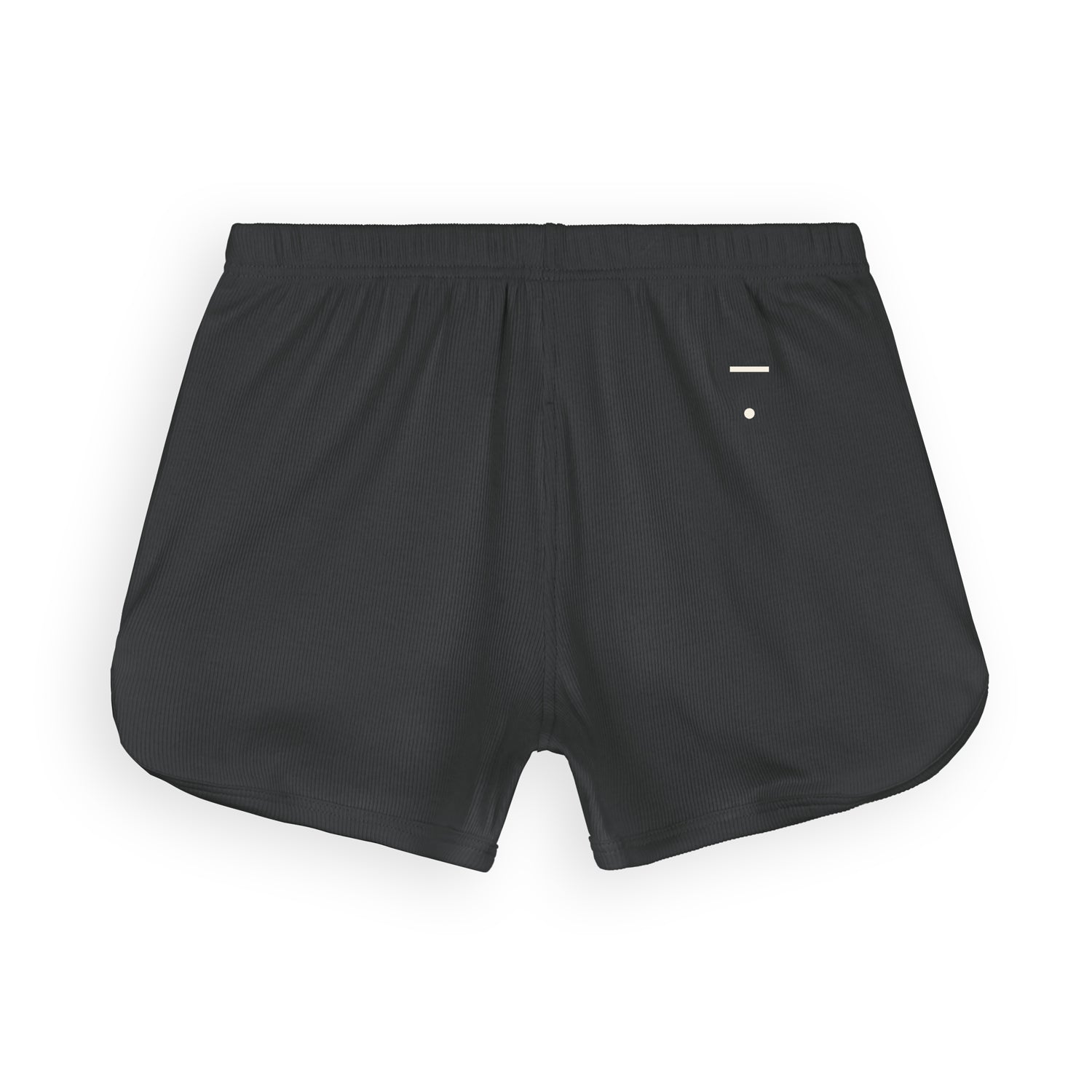 Boys & Girls Black Cotton Shorts