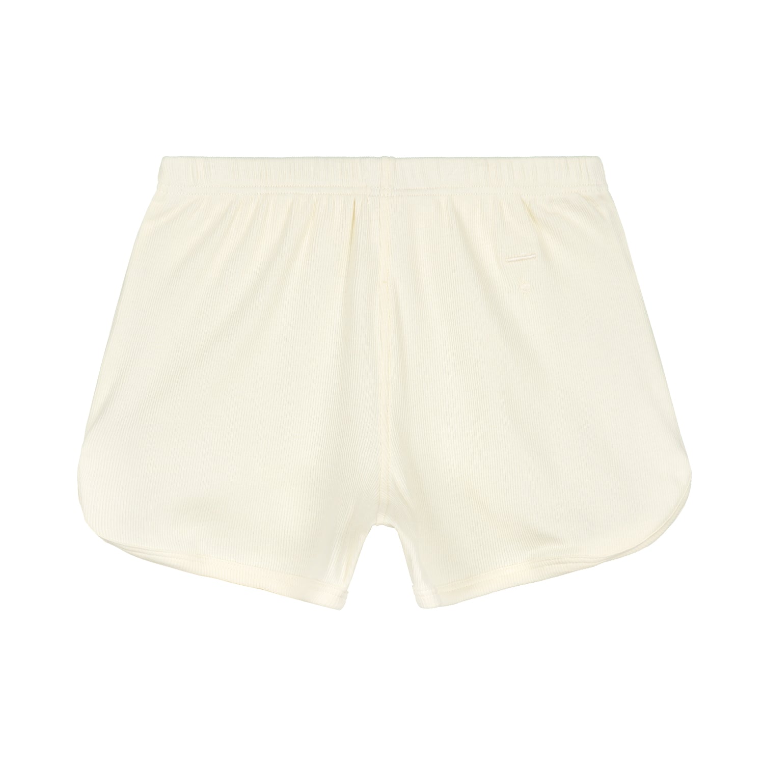 Boys & Girls White Cotton Shorts