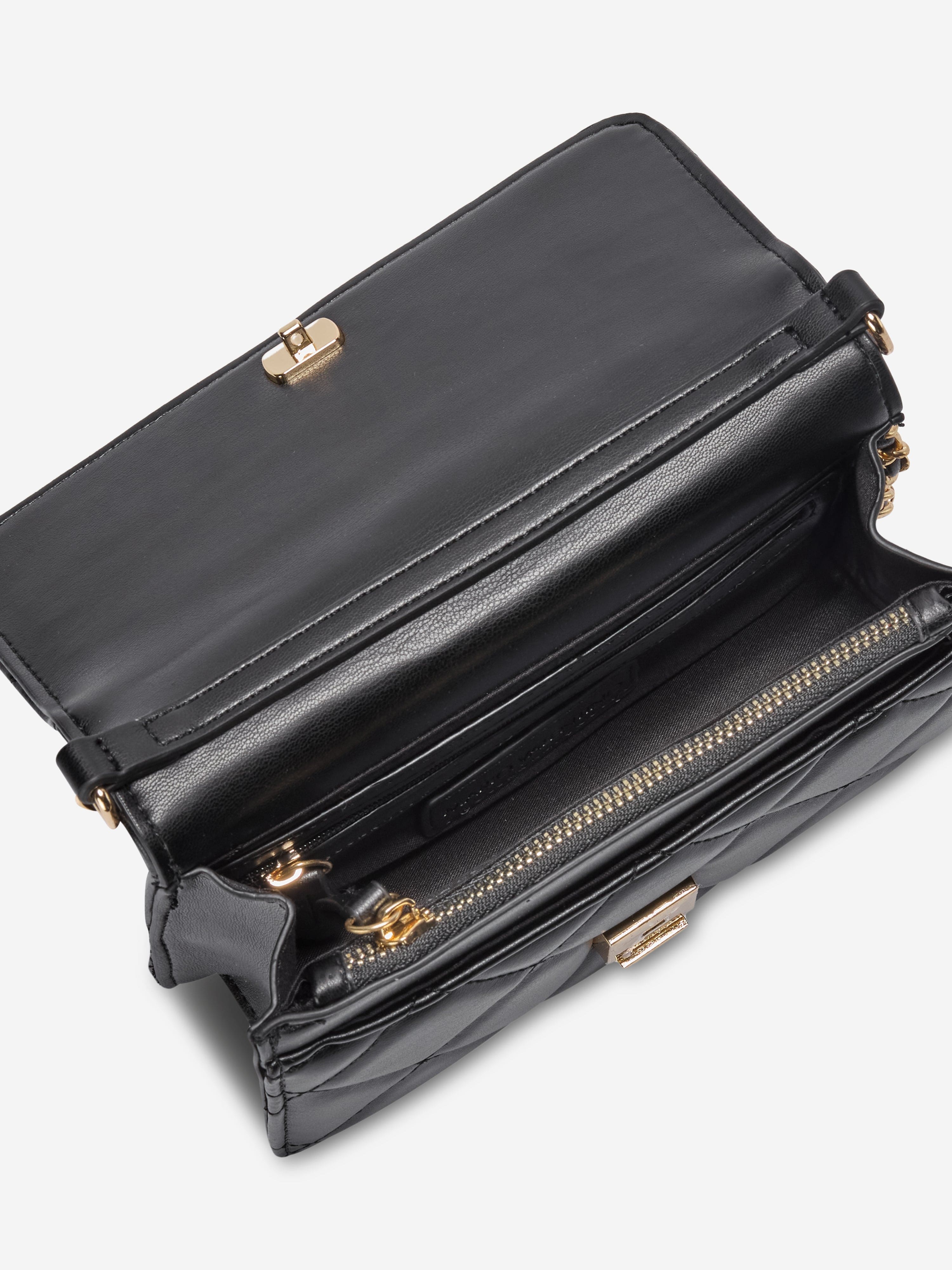 Girls Ocarina Flap Bag in Black (19cm)