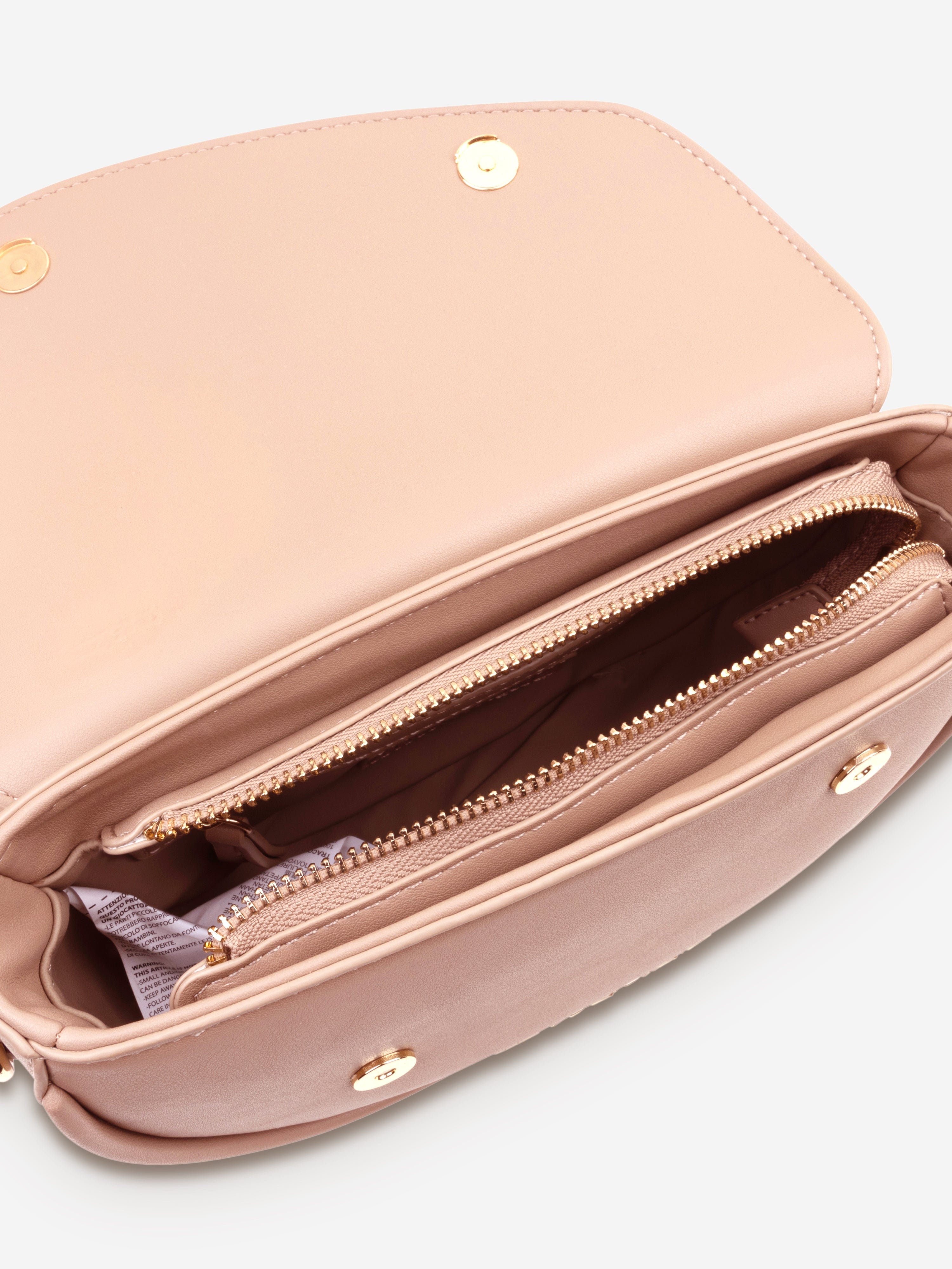 Girls Piper Flap Bag in Pink (22cm)