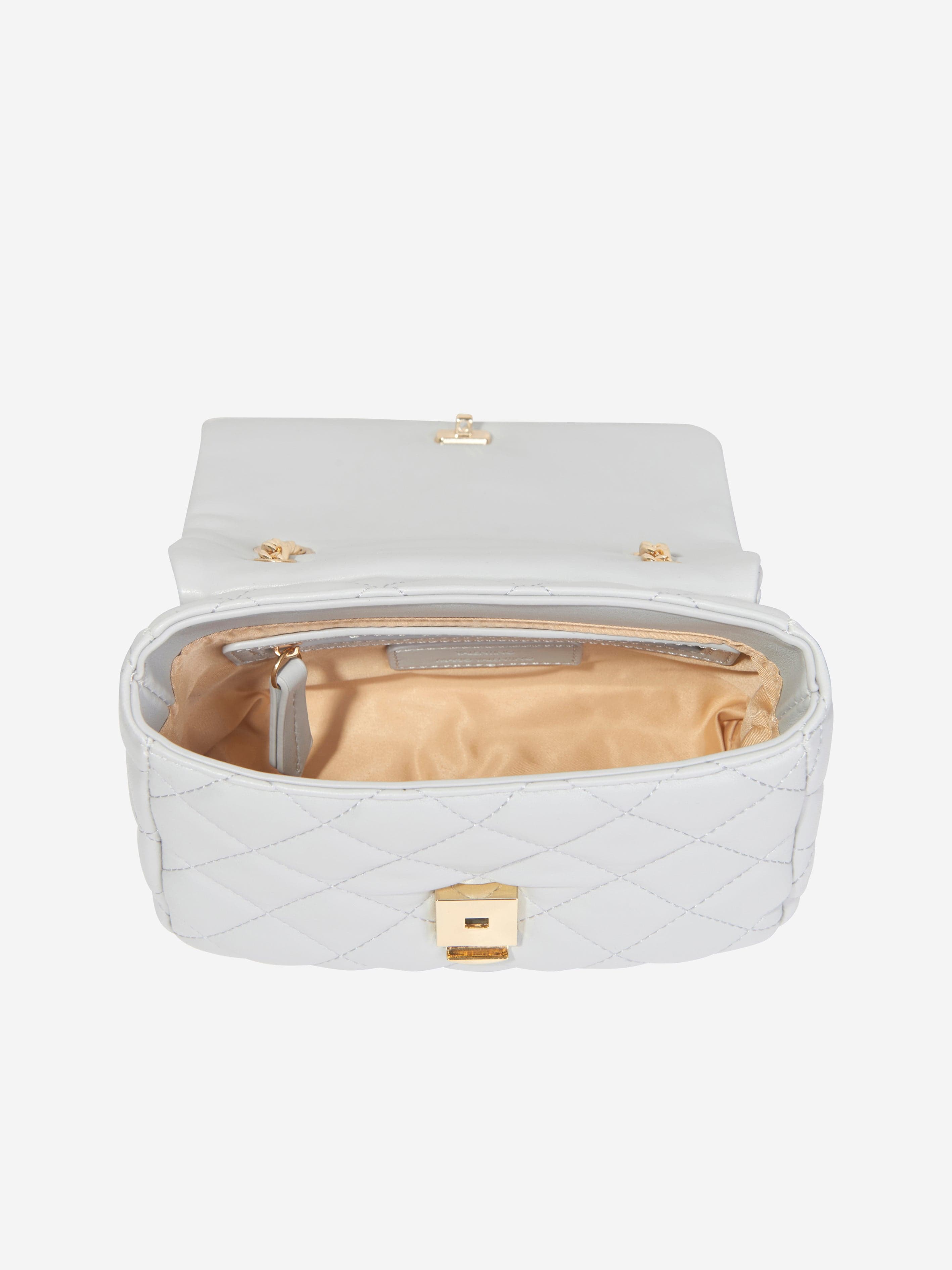 Valentino Girls Ocarina Flap Bag in White (18.5cm)