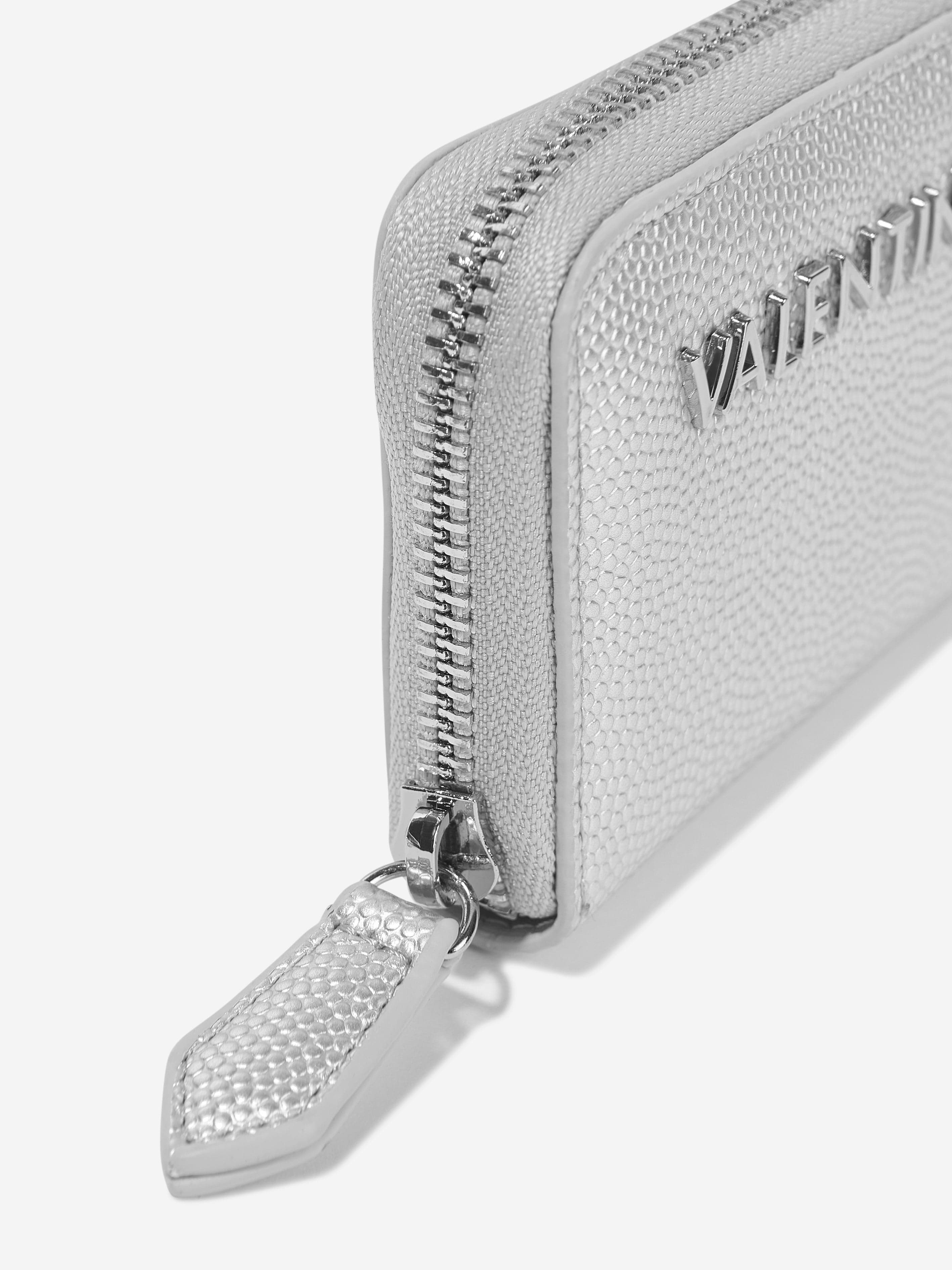 Valentino Girls Divina Coin Purse Silver (10cm)