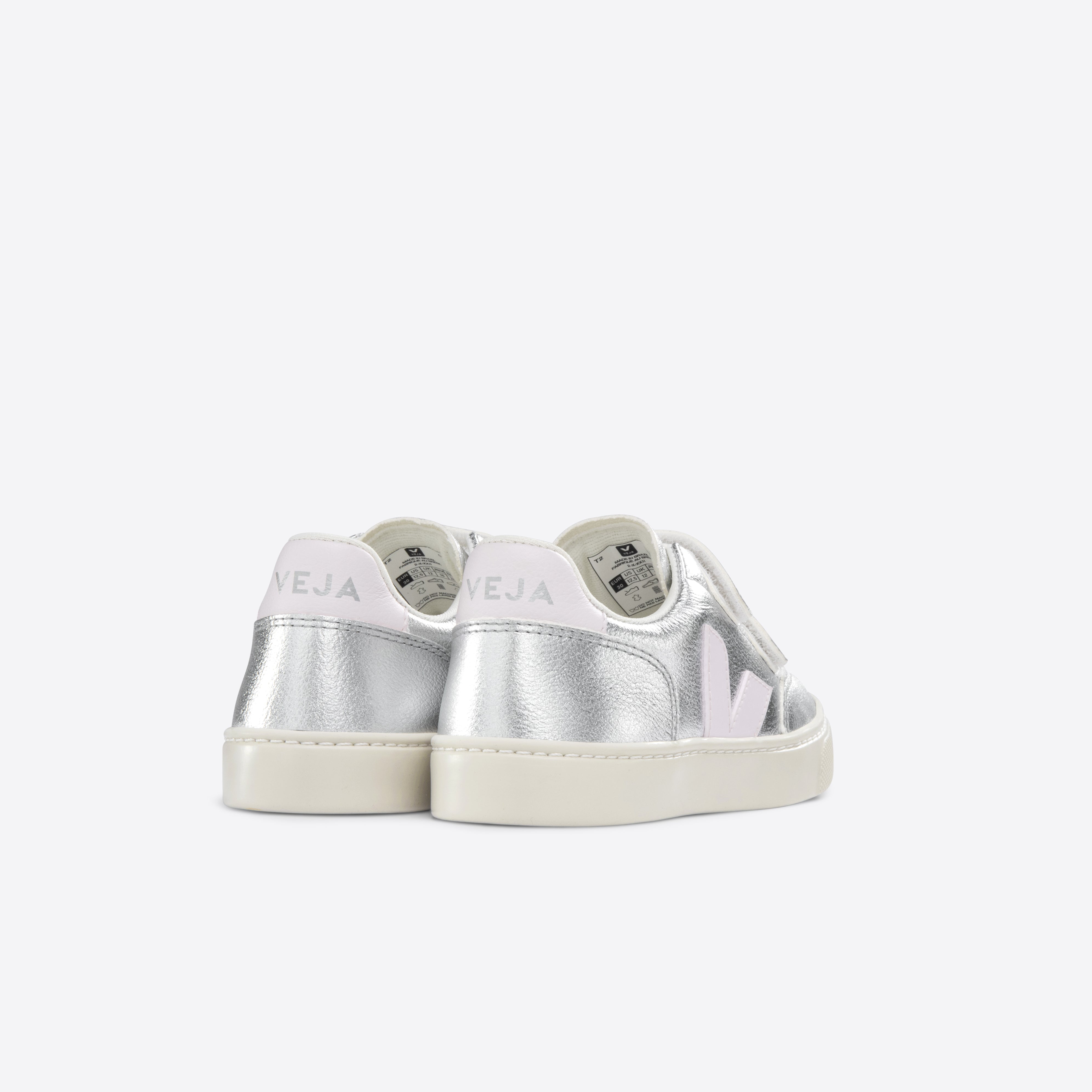 Boys & Girls Silver "SMALL V-12" Shoes