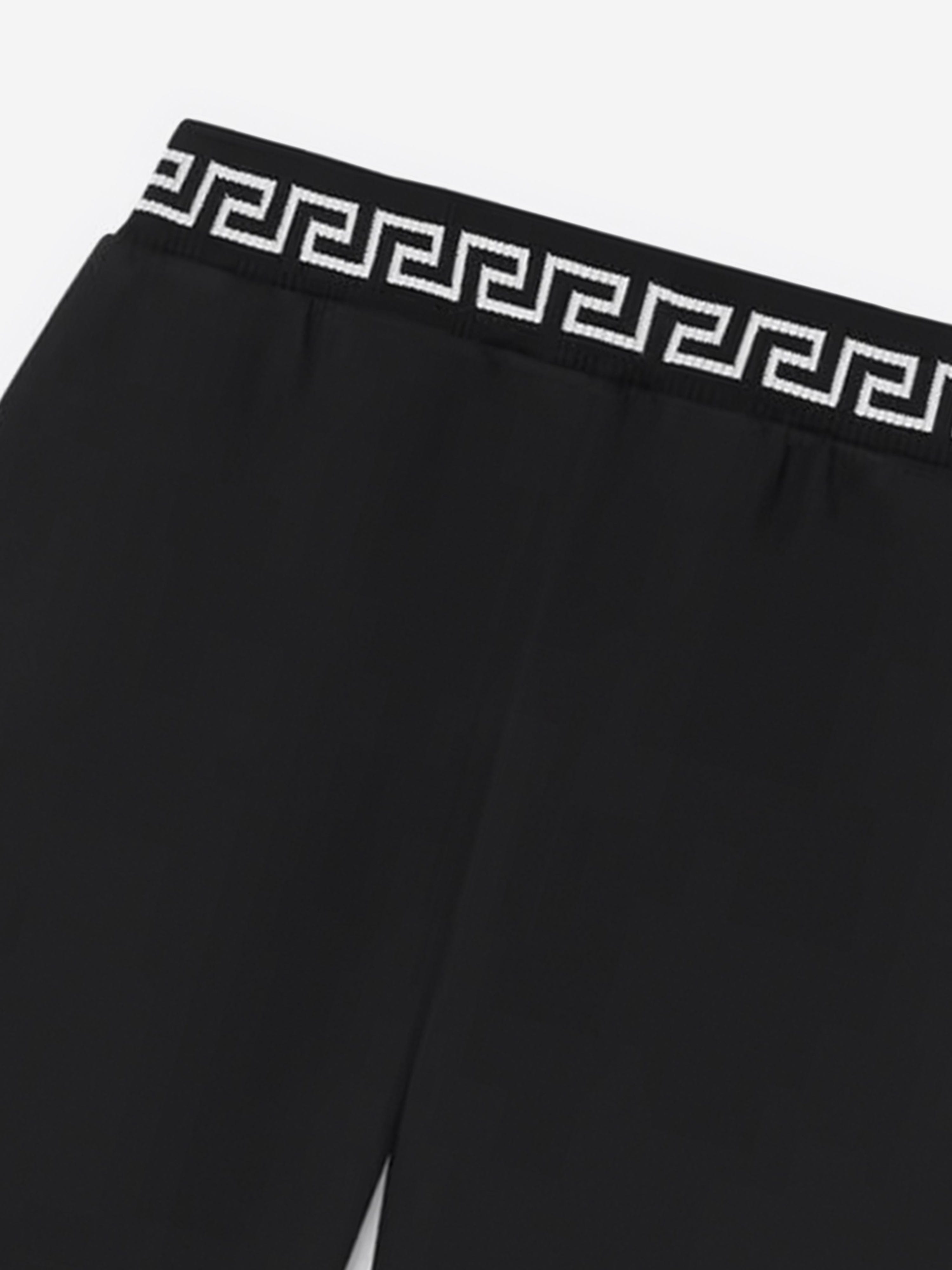 Versace Boys Medusa Logo Shorts in Black