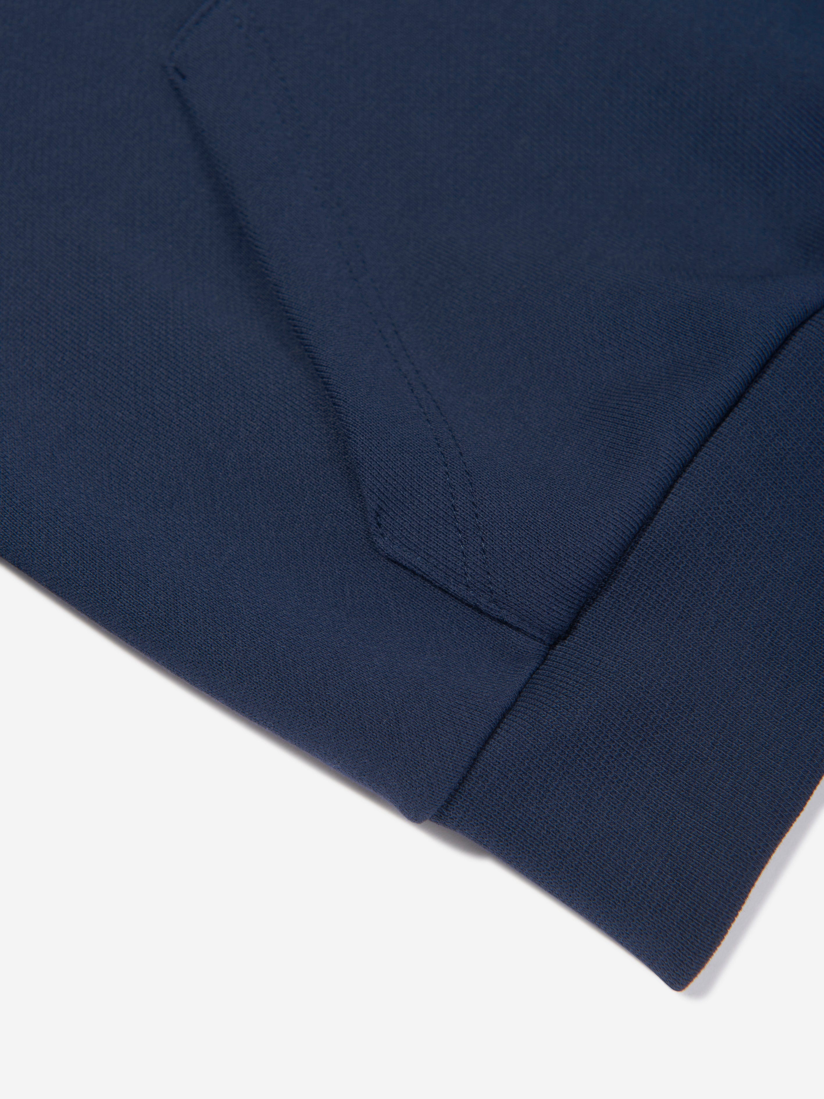 Versace Boys Nautical Medusa Hoodie in Navy