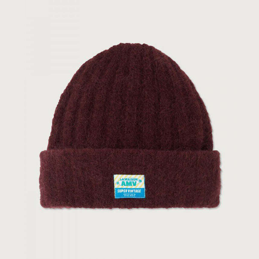 Boys & Girls Wine Red Wool Hat