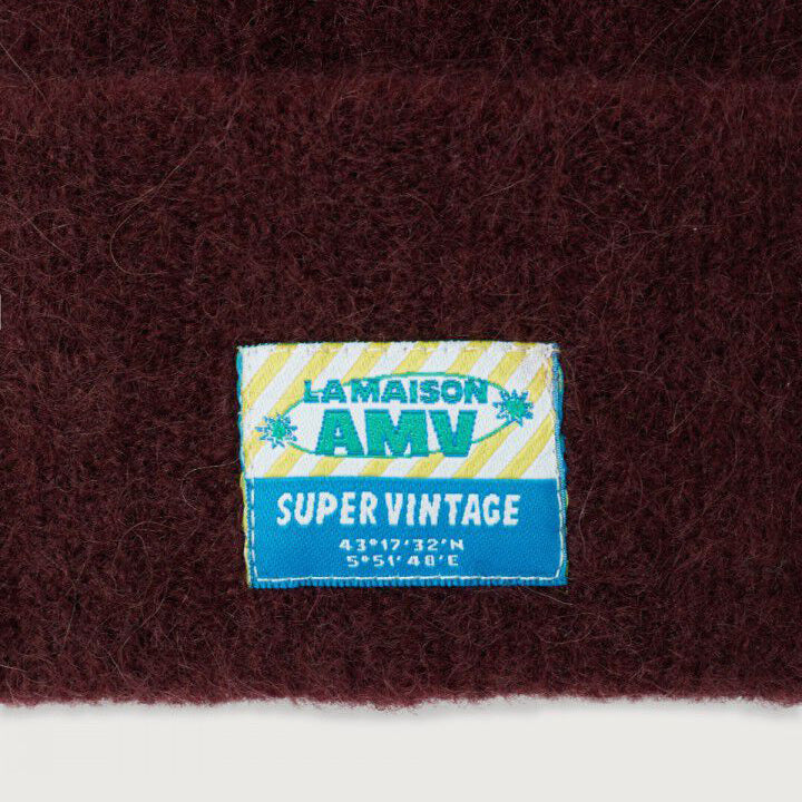 Boys & Girls Wine Red Wool Hat