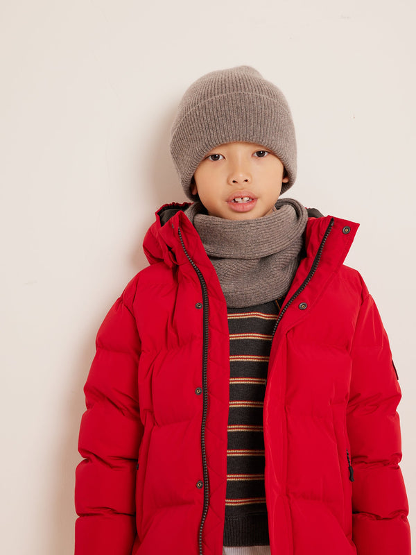 Boys Brown Cashmere Scarf