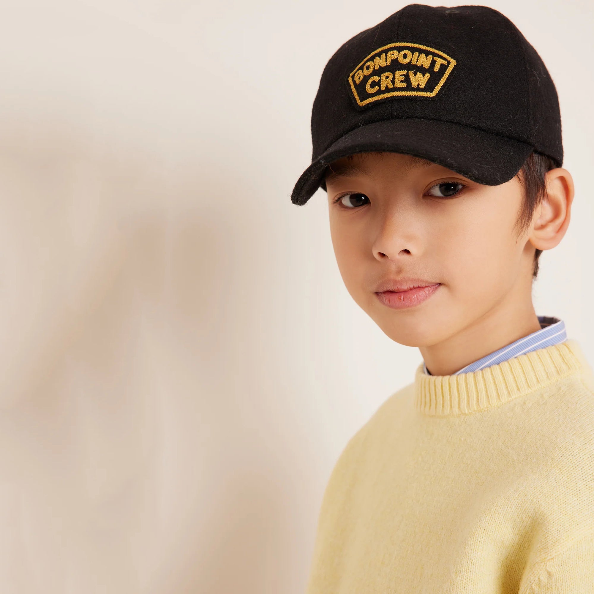 Boys & Girls Black Logo Cap