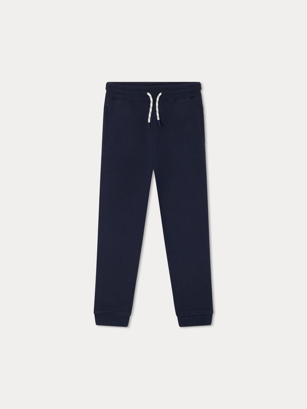 Boys Navy Cotton Trousers