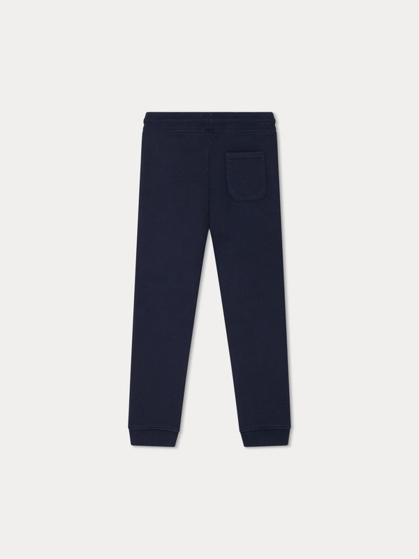 Boys Navy Cotton Trousers