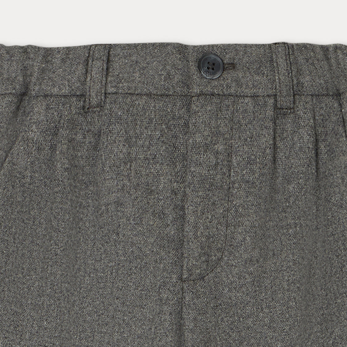 Boys Grey Wool Trousers