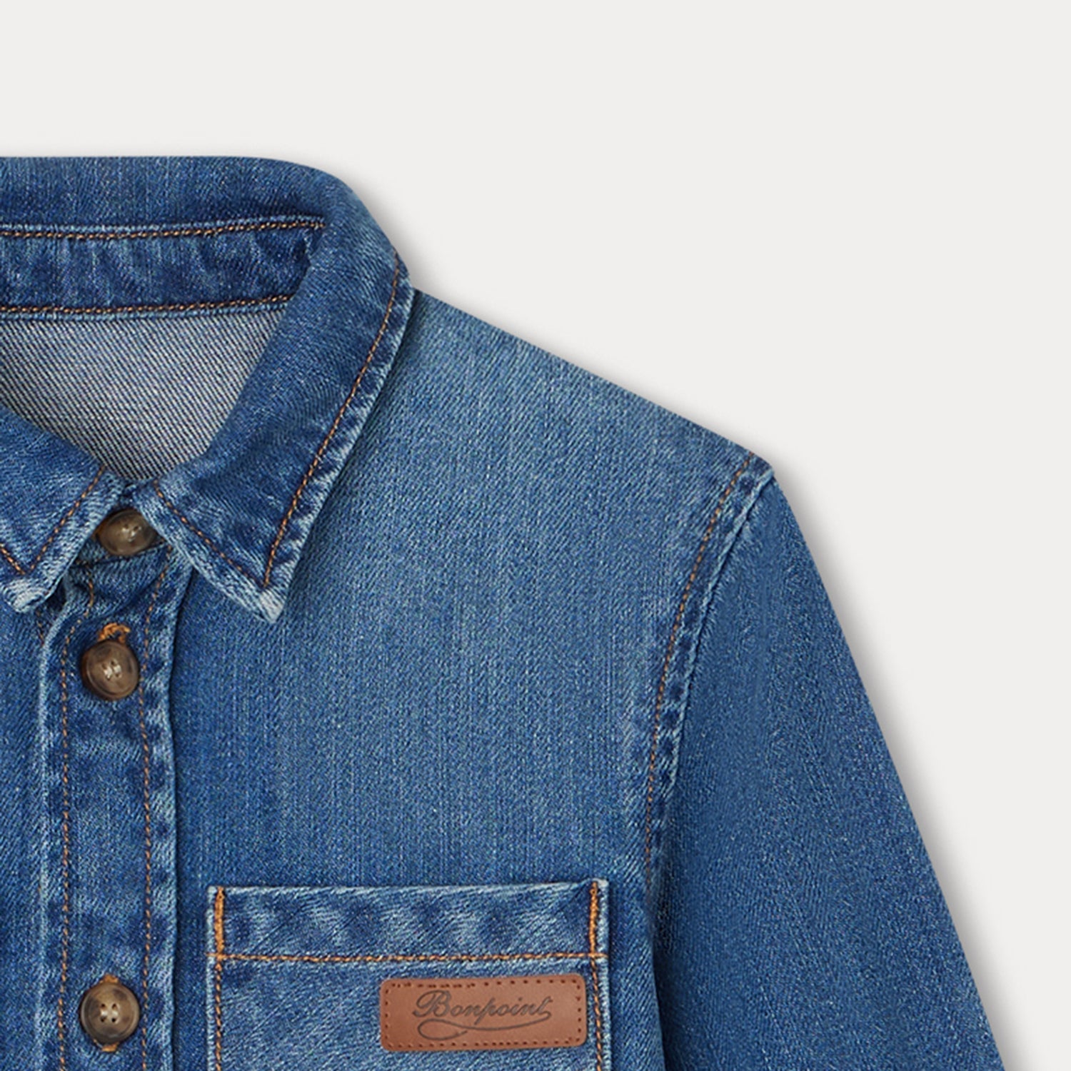 Boys Blue Denim Shirt
