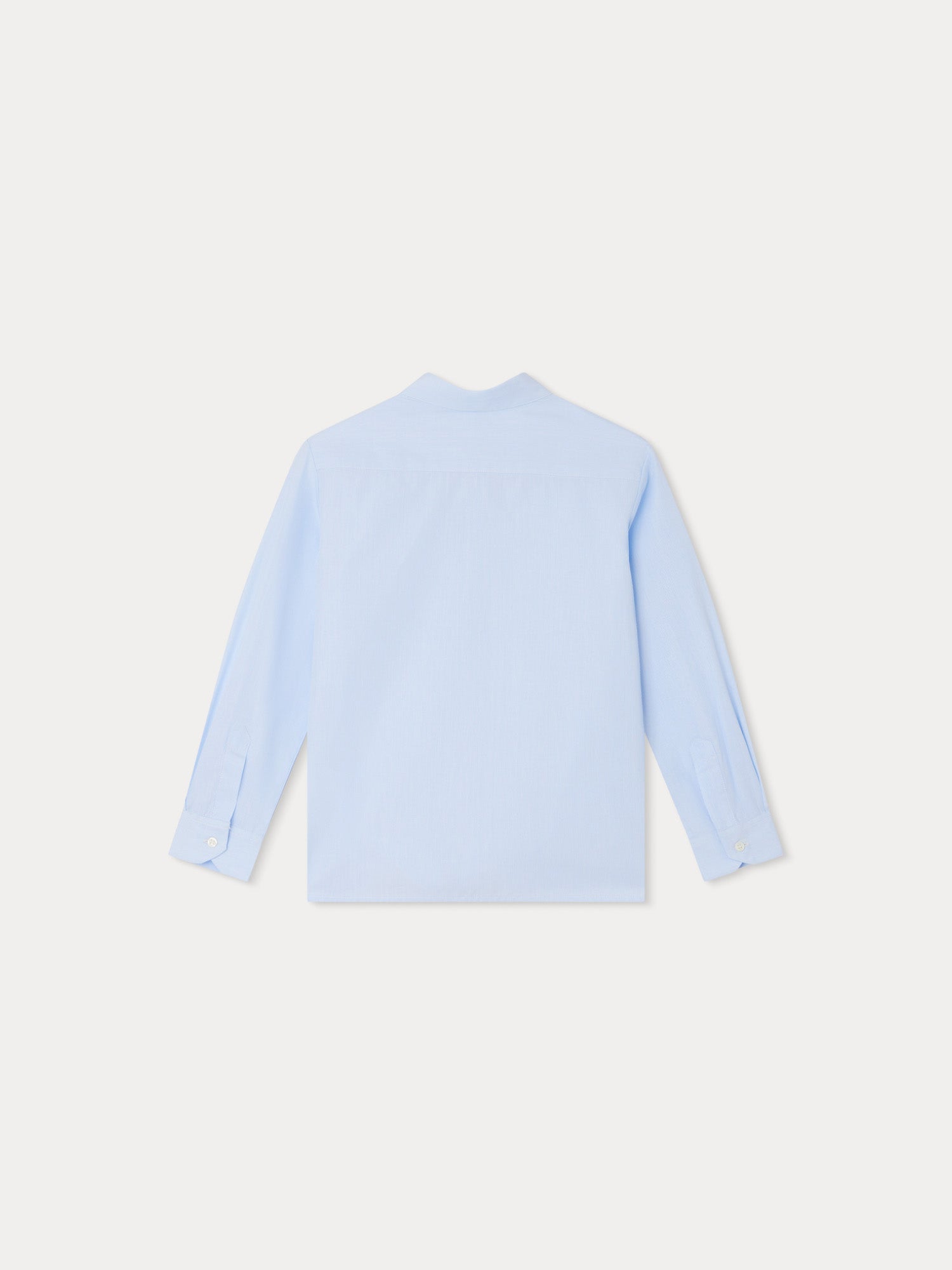 Boys Blue Stripes Cotton Shirt