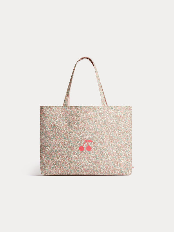 Girls Pink Floral Handbag