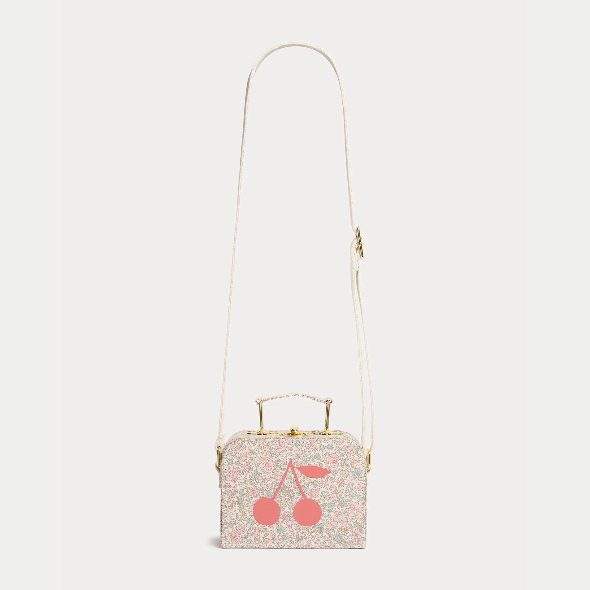 Girls Pink Floral Shoulder Bag