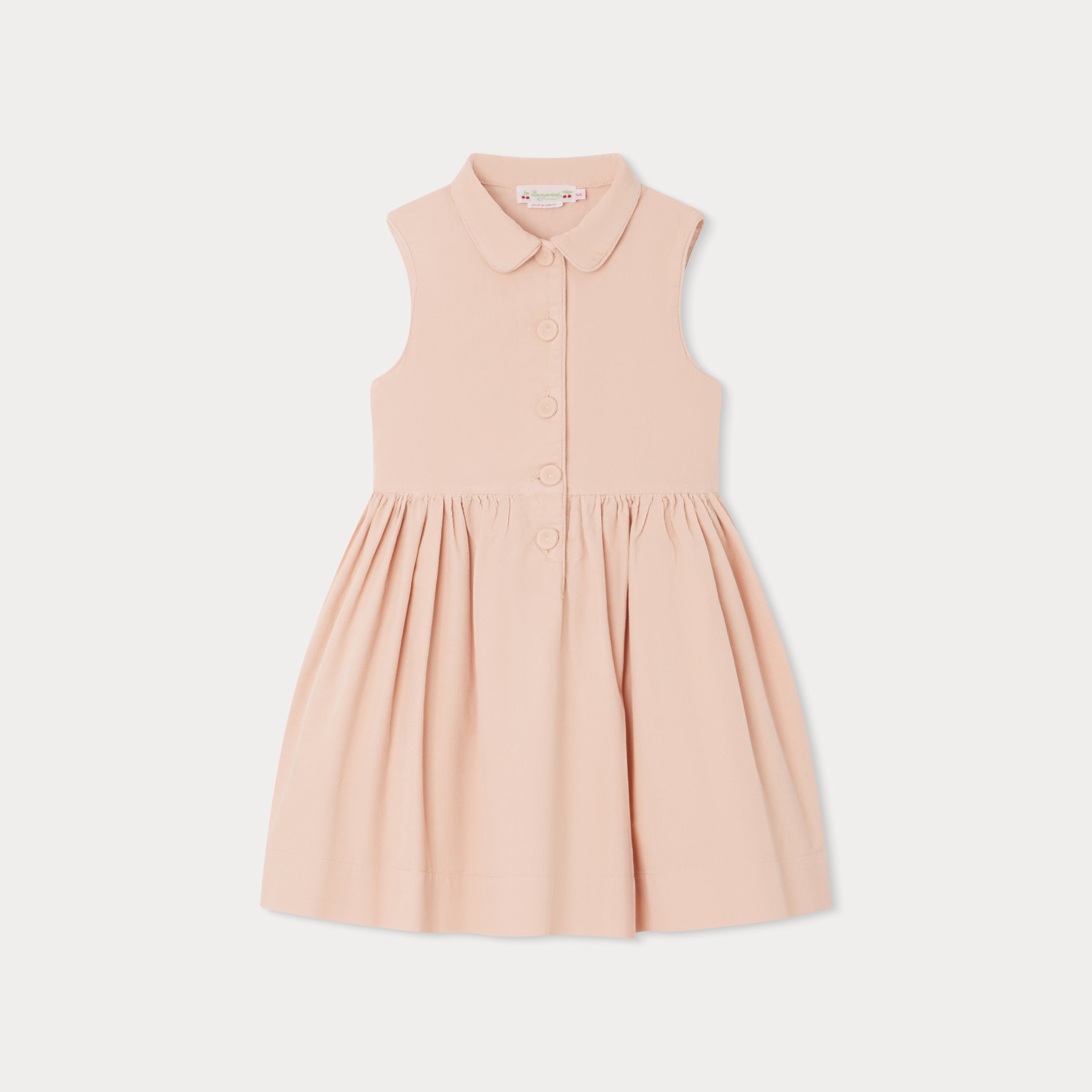 Girls Pink Cotton Dress