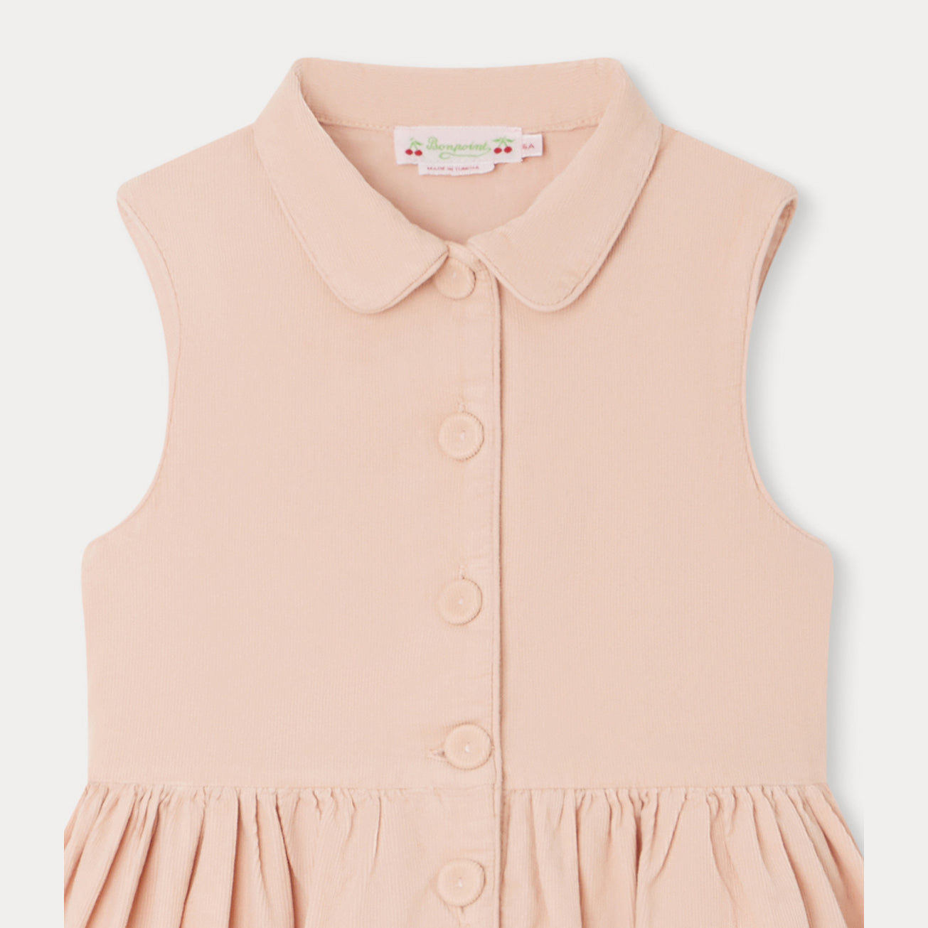 Girls Pink Cotton Dress