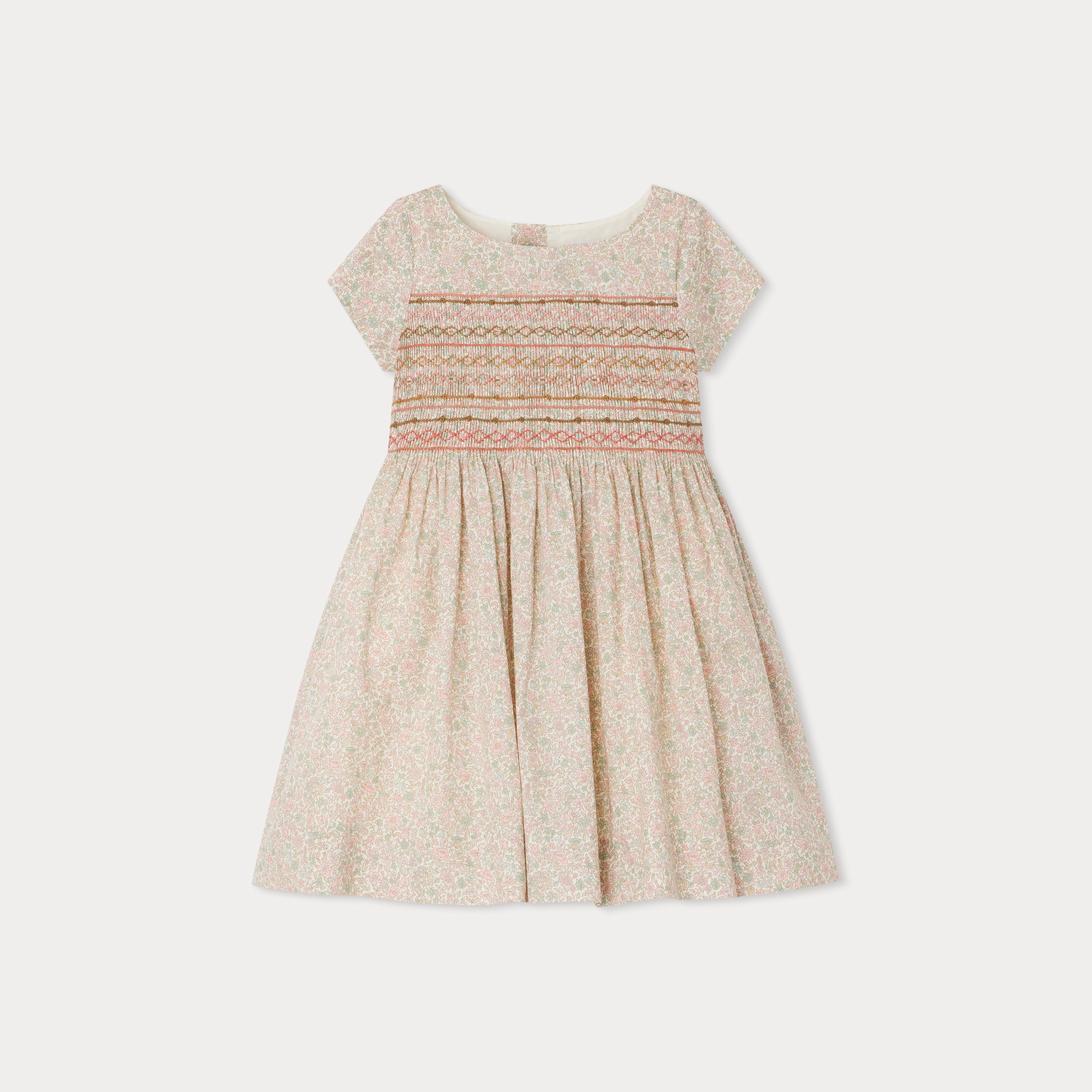 Girls Pink Floral Dress