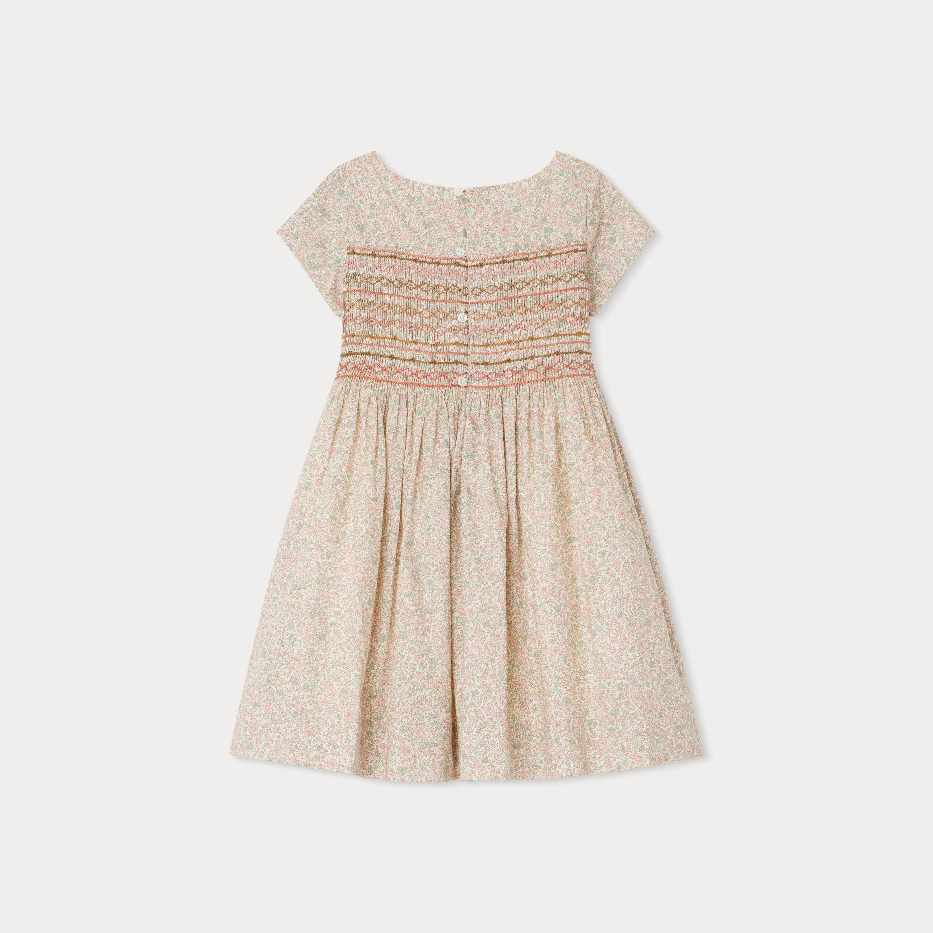 Girls Pink Floral Dress