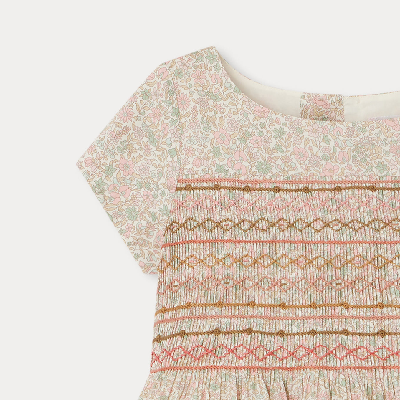Girls Pink Floral Dress