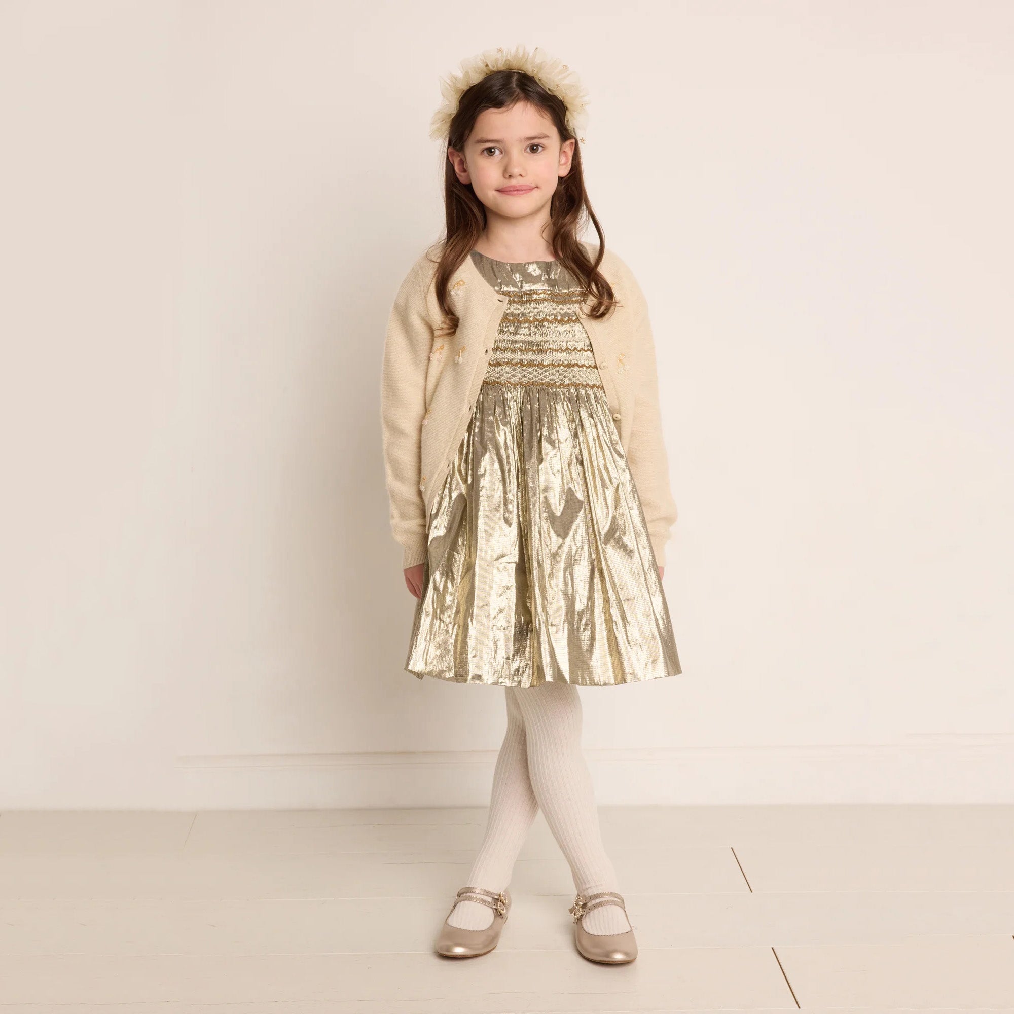 Girls Champagne Dress