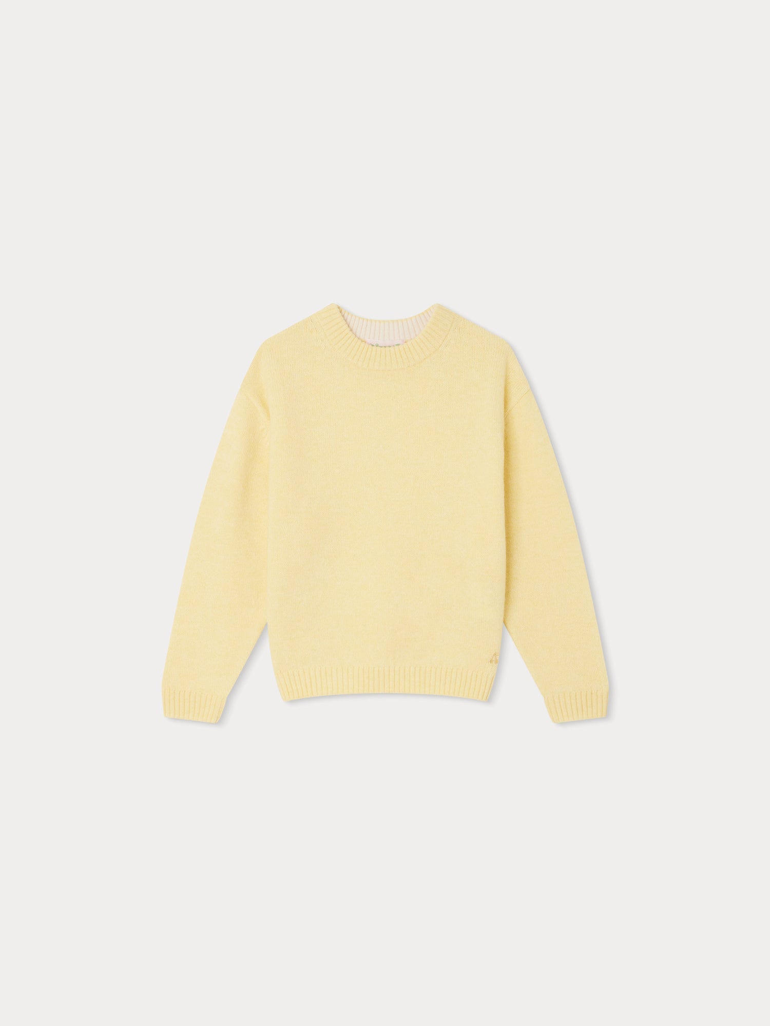 Girls Yellow Wool Sweater
