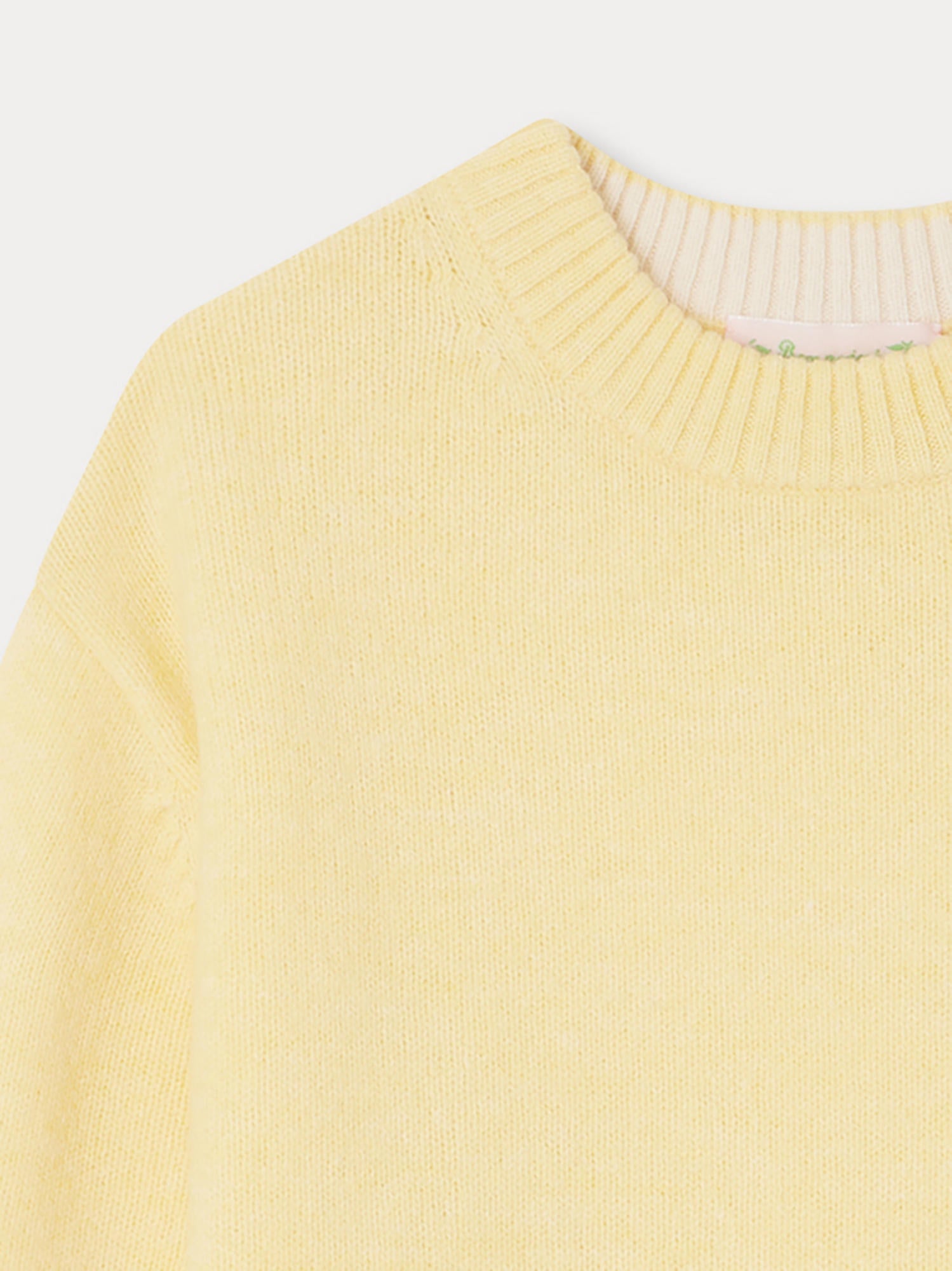 Girls Yellow Wool Sweater